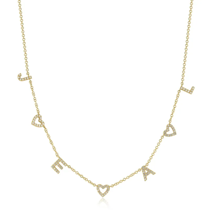 Love Around The Neck Necklace made by EF Collection