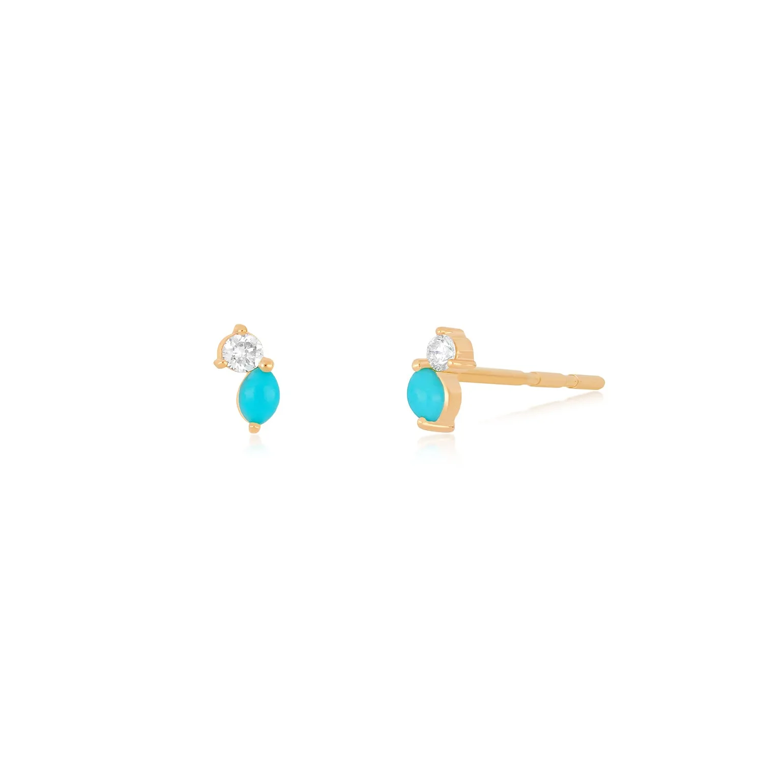 Double Treasure Stud Earring sold by EF Collection
