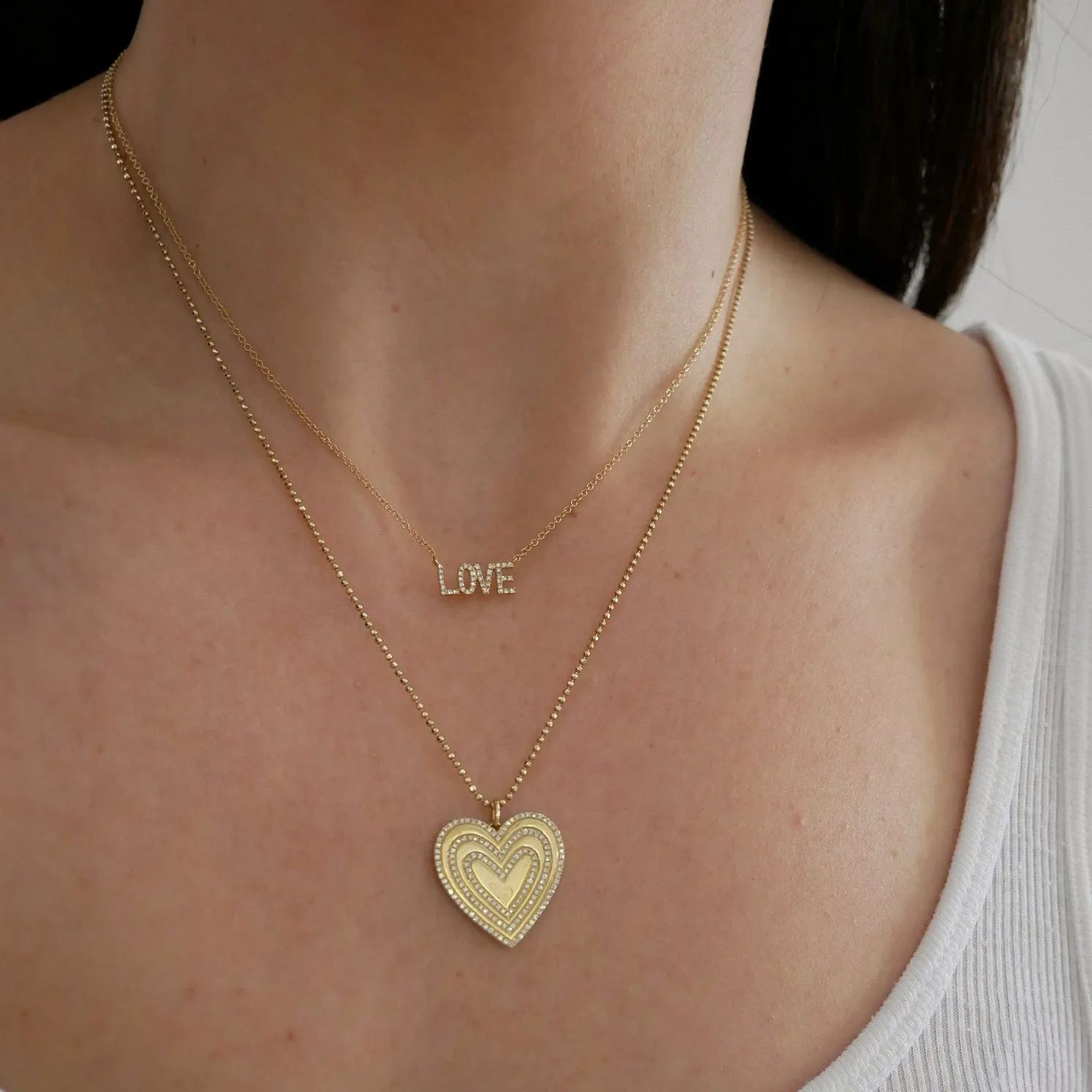 Diamond Love Struck Necklace sold by EF Collection product image thumbnail 2