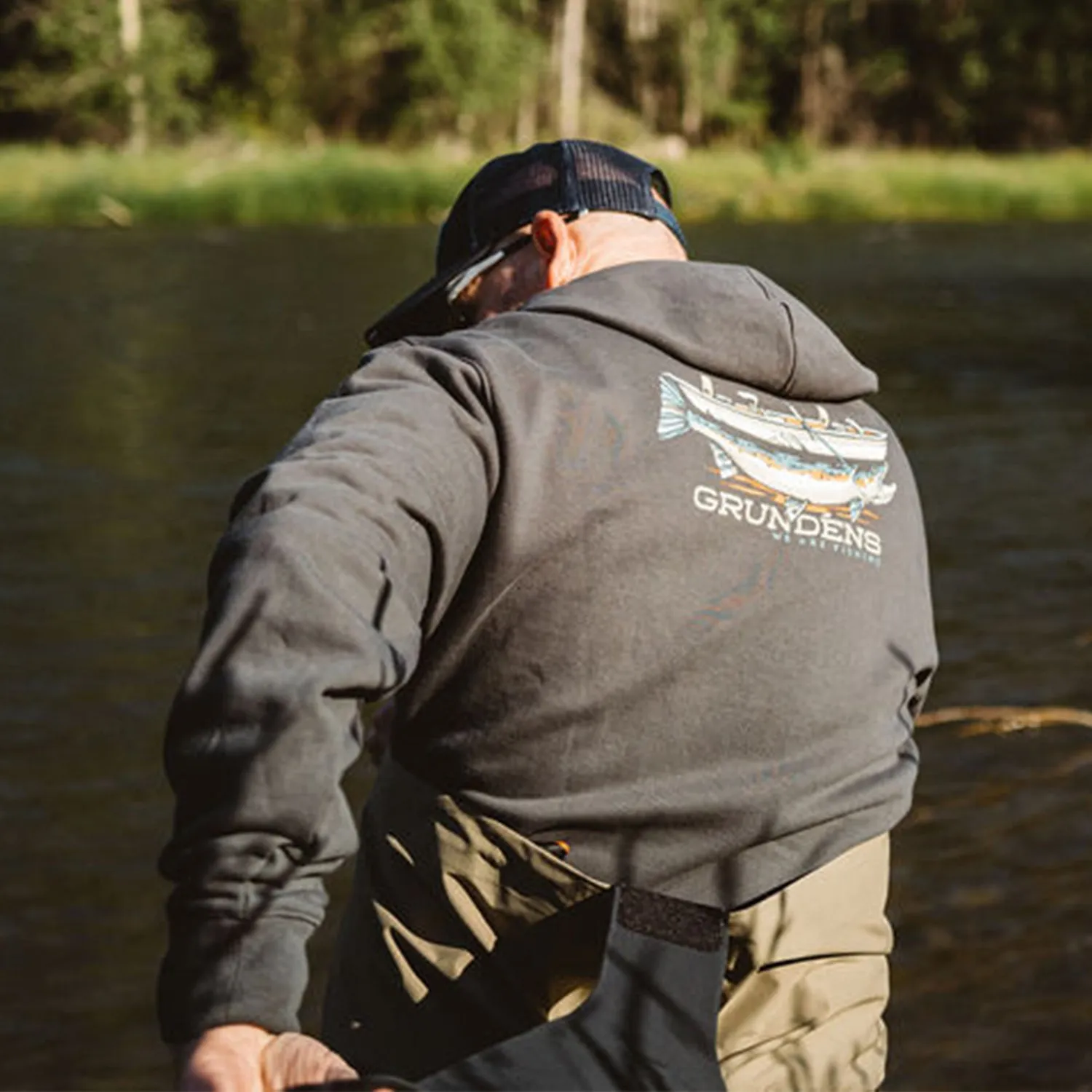 Drift Boat Hoodie sold by Grundéns product image thumbnail 2