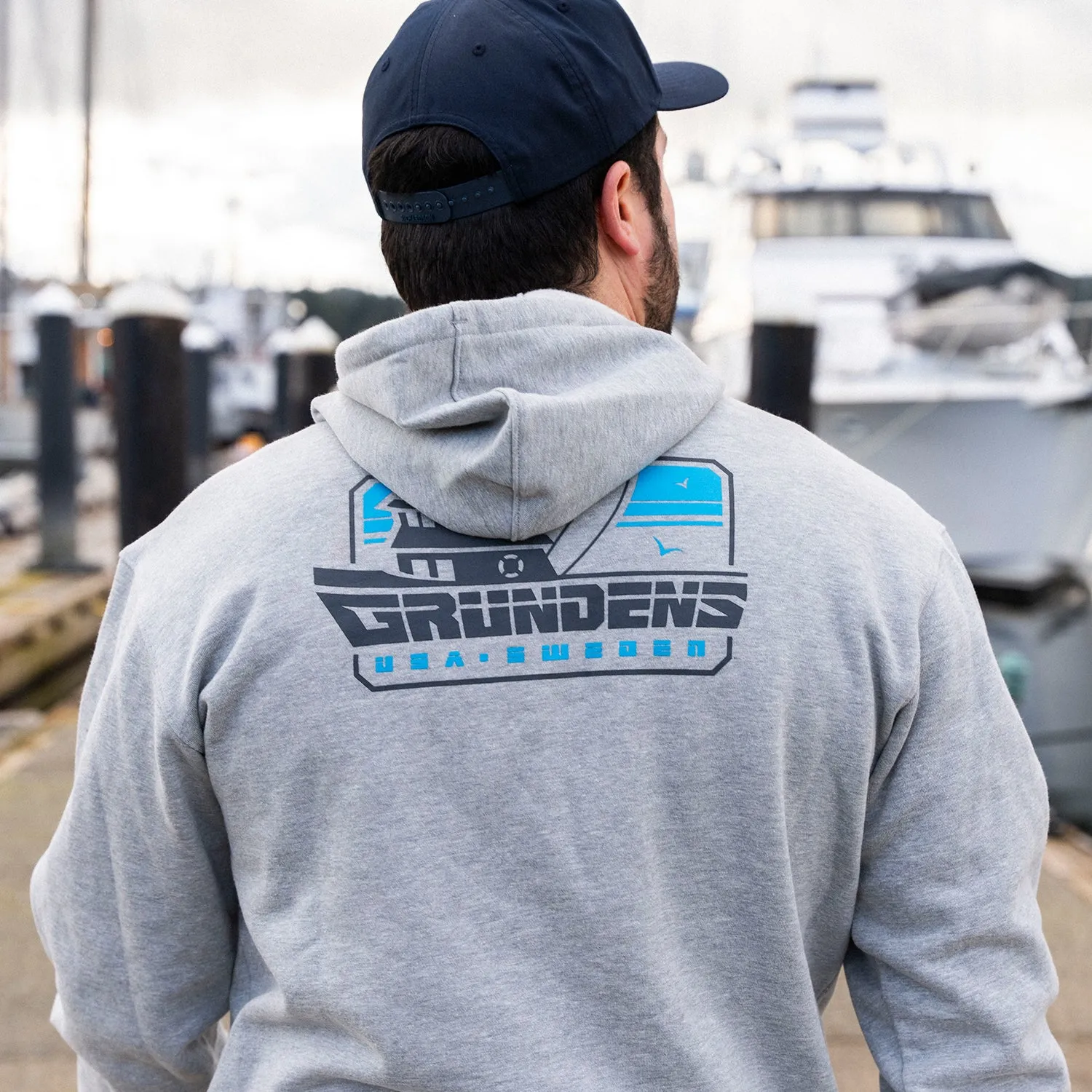 Commercial Boat Displacement DWR Hoodie sold by Grundéns product image thumbnail 2