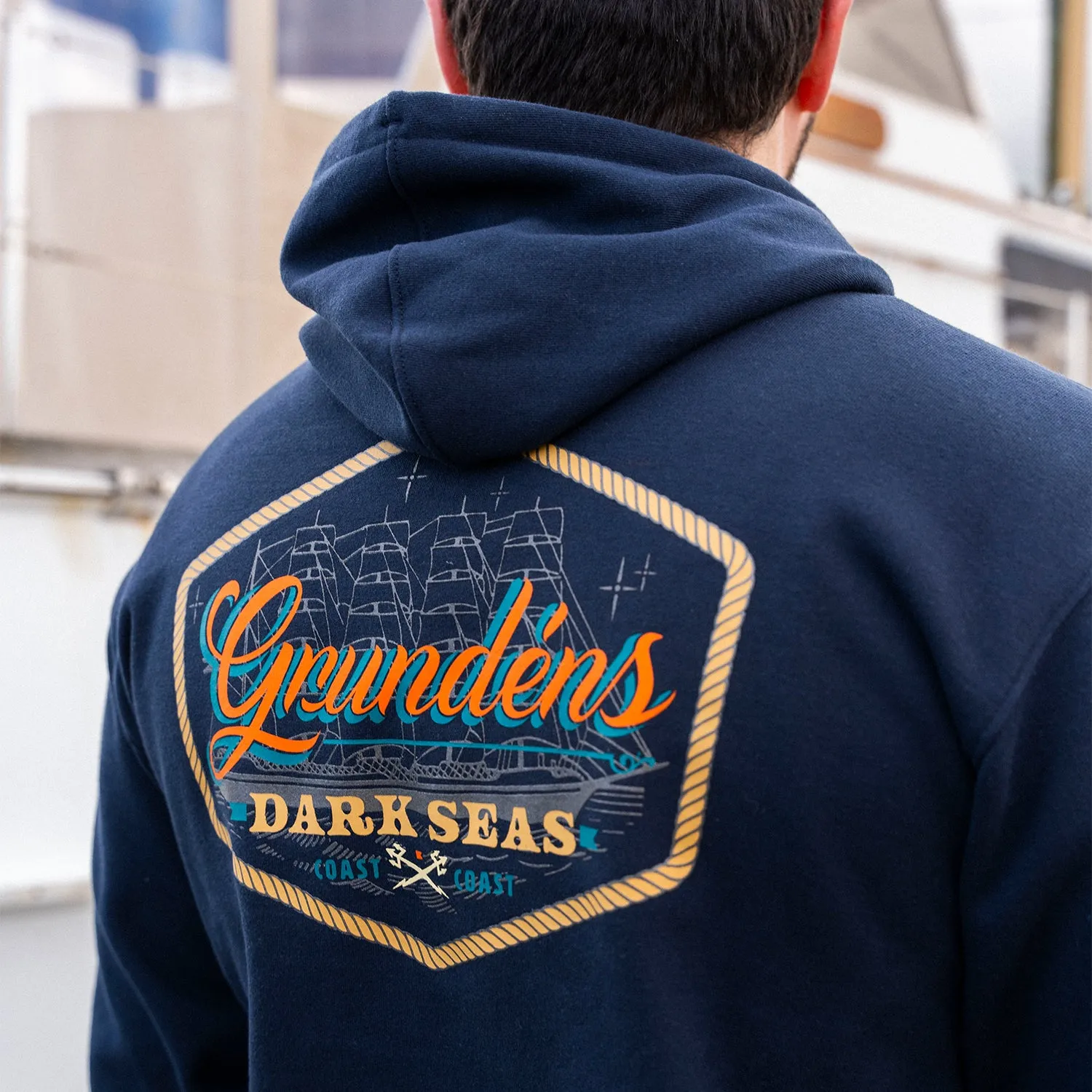 Dark Seas X Grundéns Watercraft Hoodie sold by Grundéns product image thumbnail 2