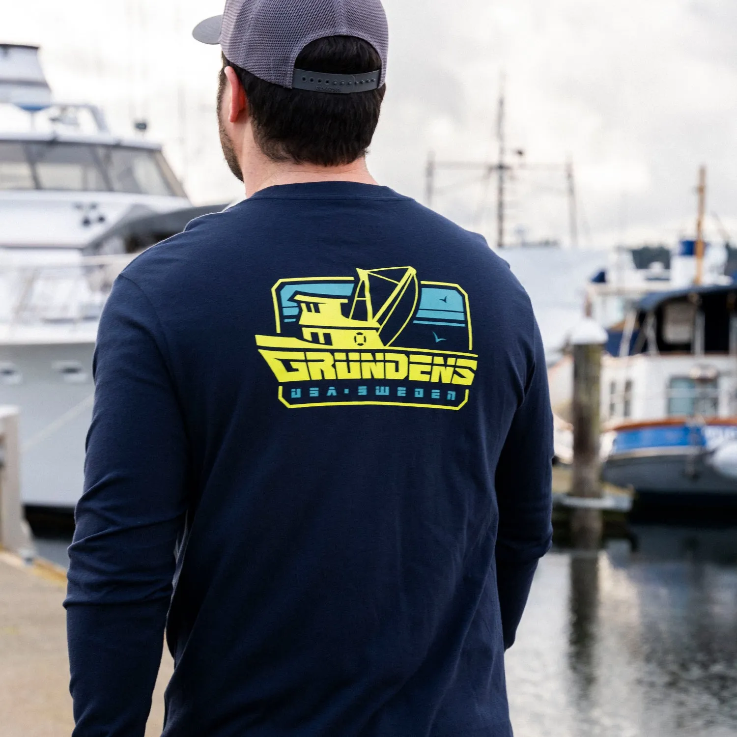 Commercial Boat LS T-Shirt sold by Grundéns product image thumbnail 2