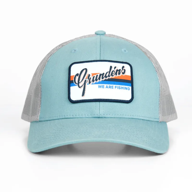 Low Pro Script Trucker Hat sold by Grundéns