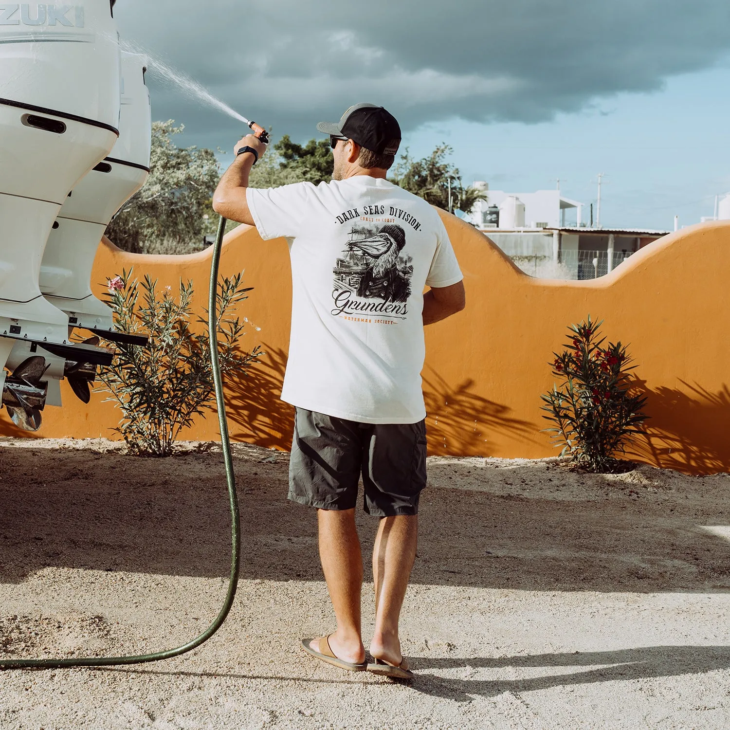 Dark Seas X Grundens Portsmith SS T-Shirt sold by Grundéns product image thumbnail 2