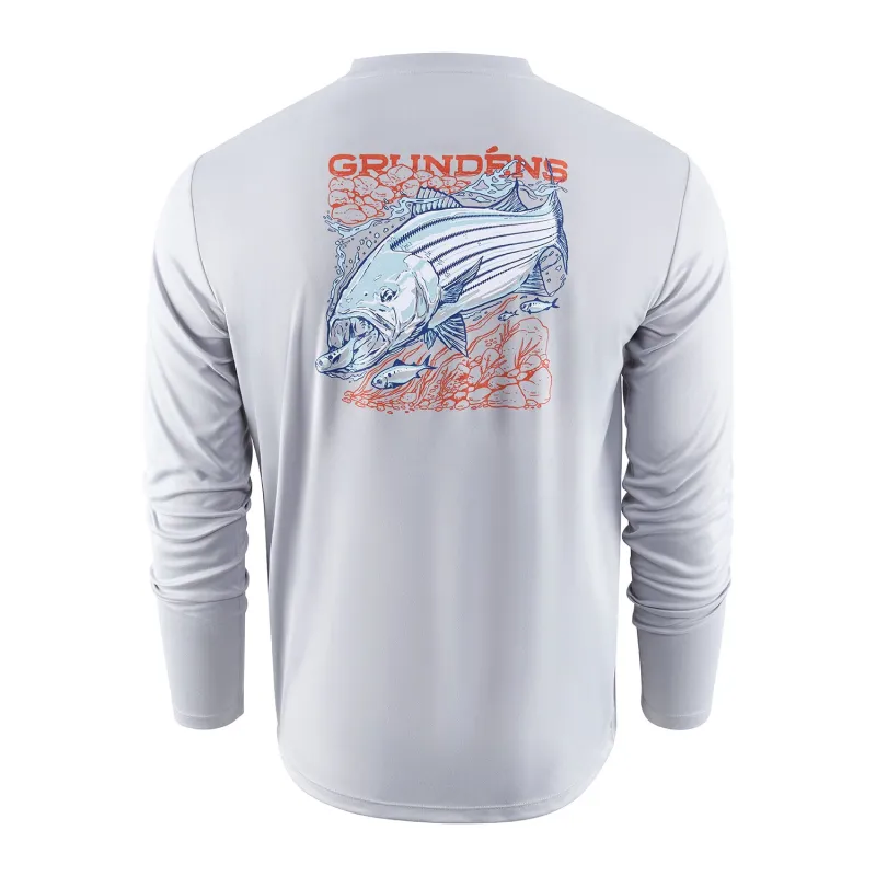 Striped Bass LS Tech Tee sold by Grundéns