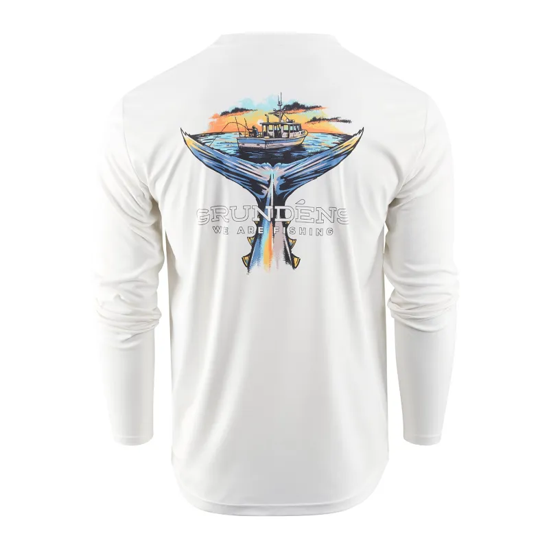 Tuna Tailscape LS Tech Tee sold by Grundéns