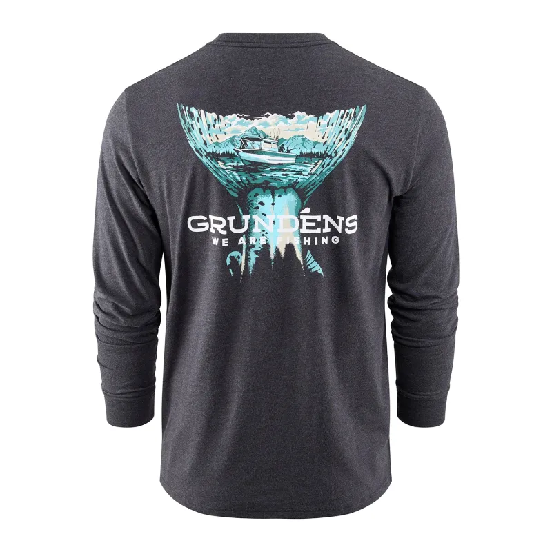 Salmon Tailscape LS T-Shirt sold by Grundéns