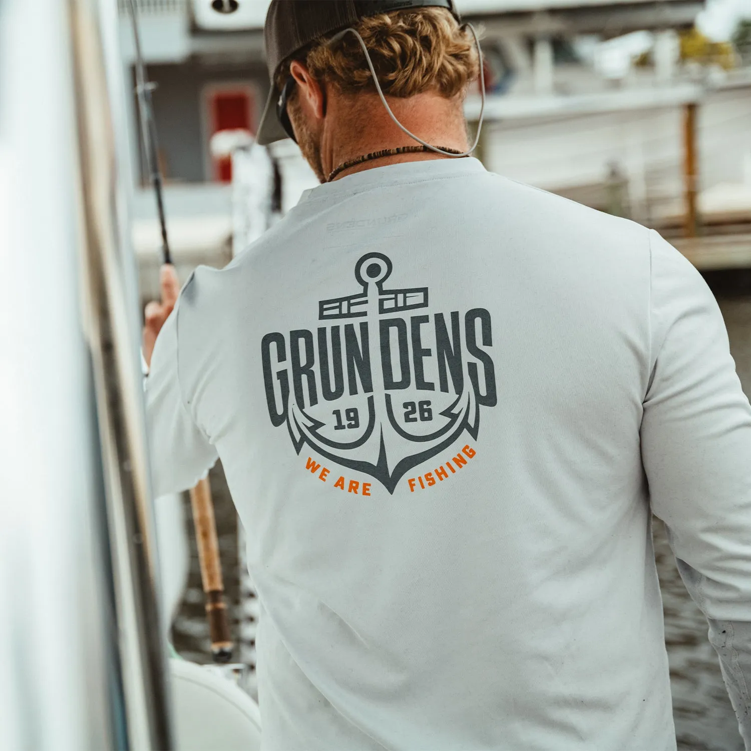 Logo Anchor LS Tech Tee sold by Grundéns product image thumbnail 2