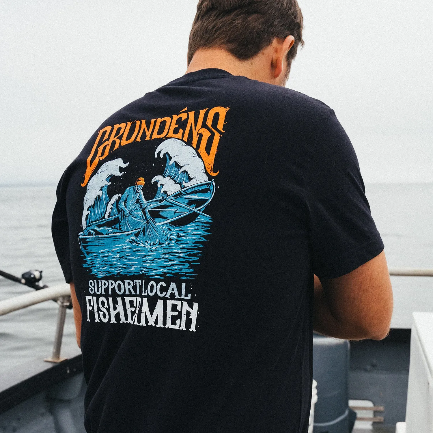 Support Fishermen SS T-Shirt sold by Grundéns product image thumbnail 2
