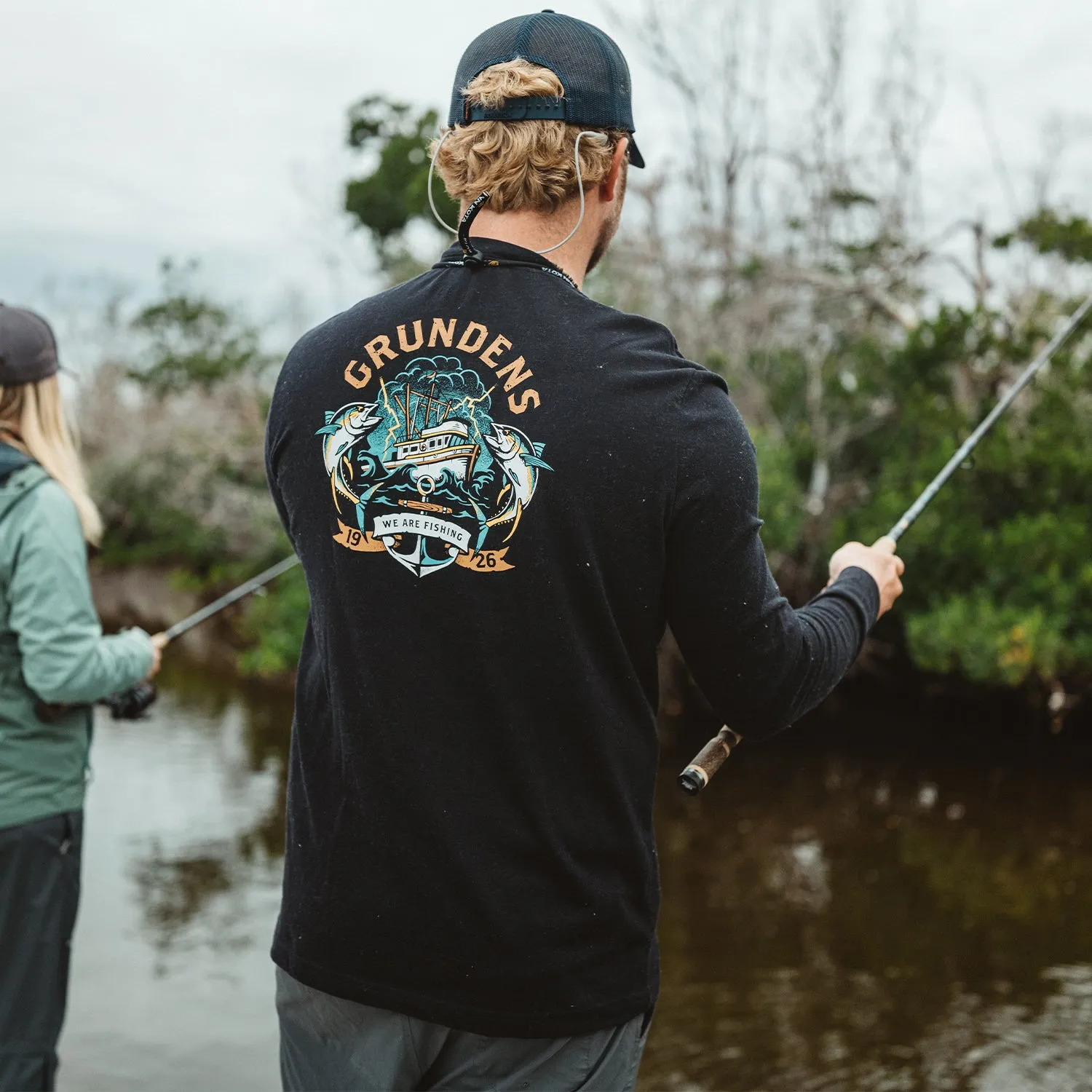 Tuna Tattoo LS T-Shirt sold by Grundéns product image thumbnail 2