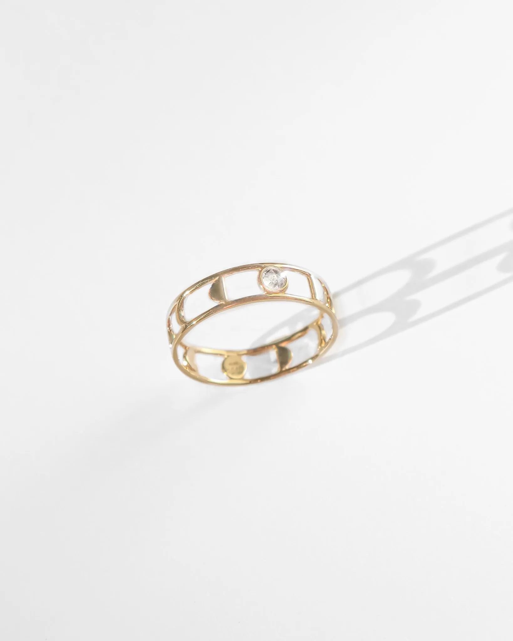 Moon Phases Ring in Vermeil sold by Midori Jewelry Co. product image thumbnail 5