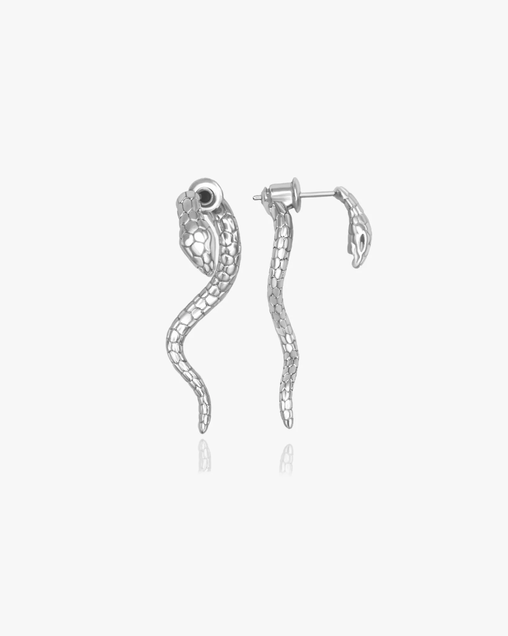 Serpent Stud Earrings sold by Midori Jewelry Co. product image thumbnail 2
