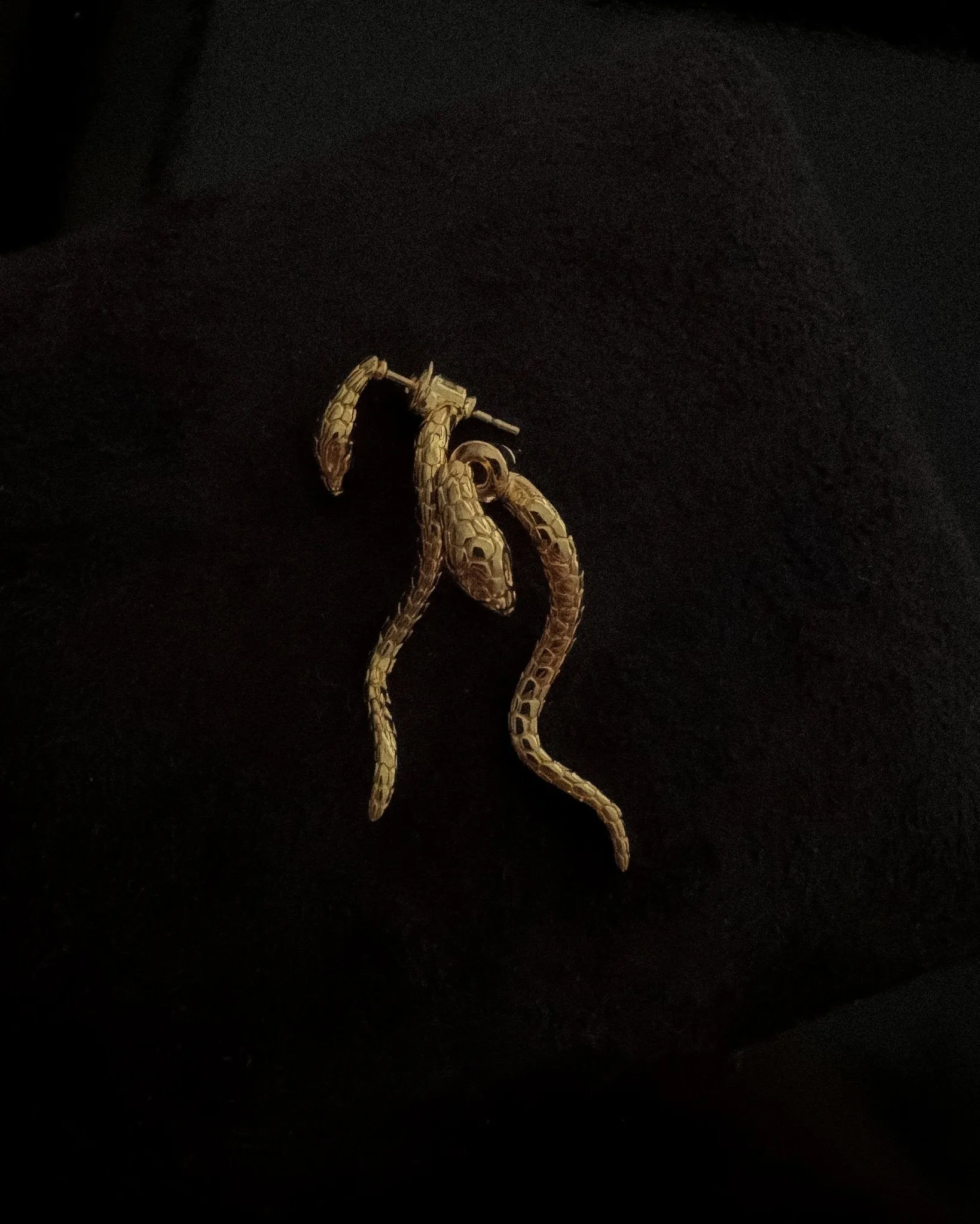 Serpent Stud Earrings sold by Midori Jewelry Co. product image thumbnail 3