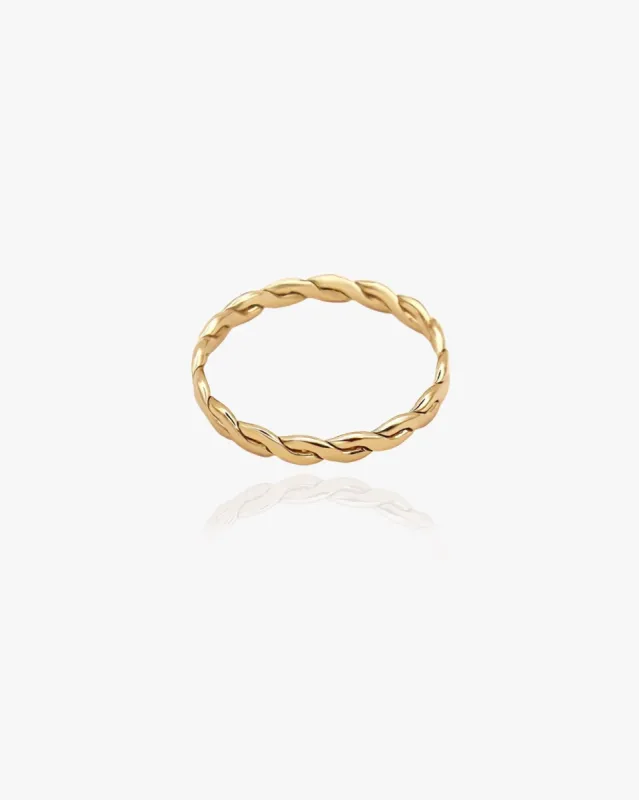 Braided Rope Ring sold by Midori Jewelry Co.