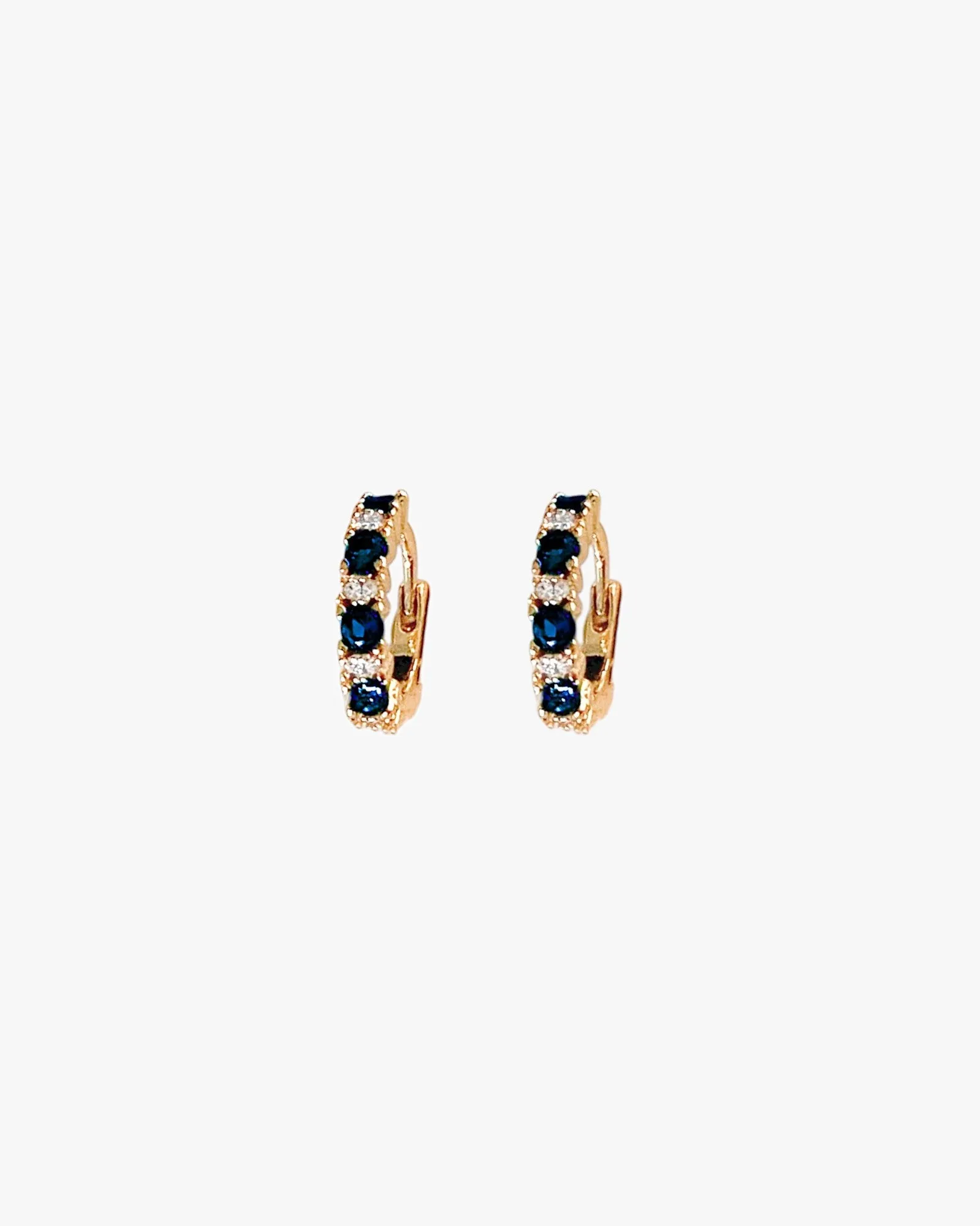 Sapphire Hoops sold by Midori Jewelry Co.