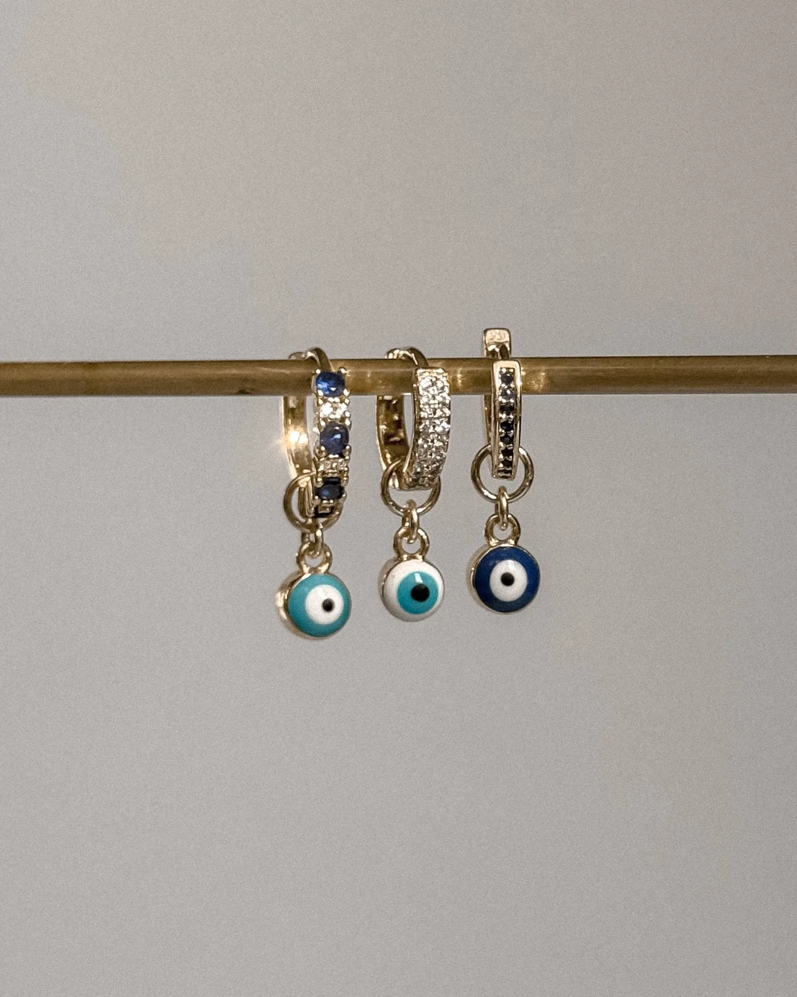 Sapphire Hoops sold by Midori Jewelry Co. product image thumbnail 4