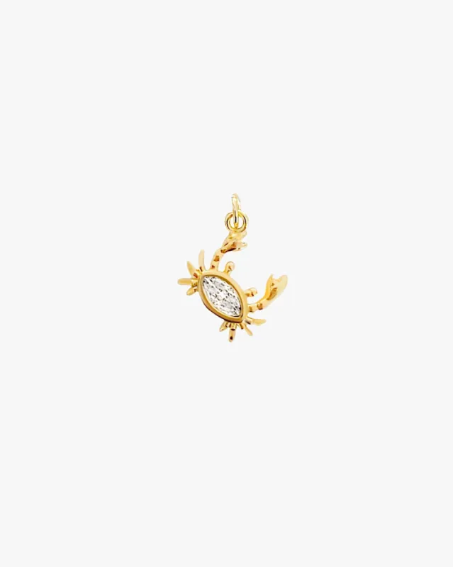Embellished Crab Charm sold by Midori Jewelry Co.