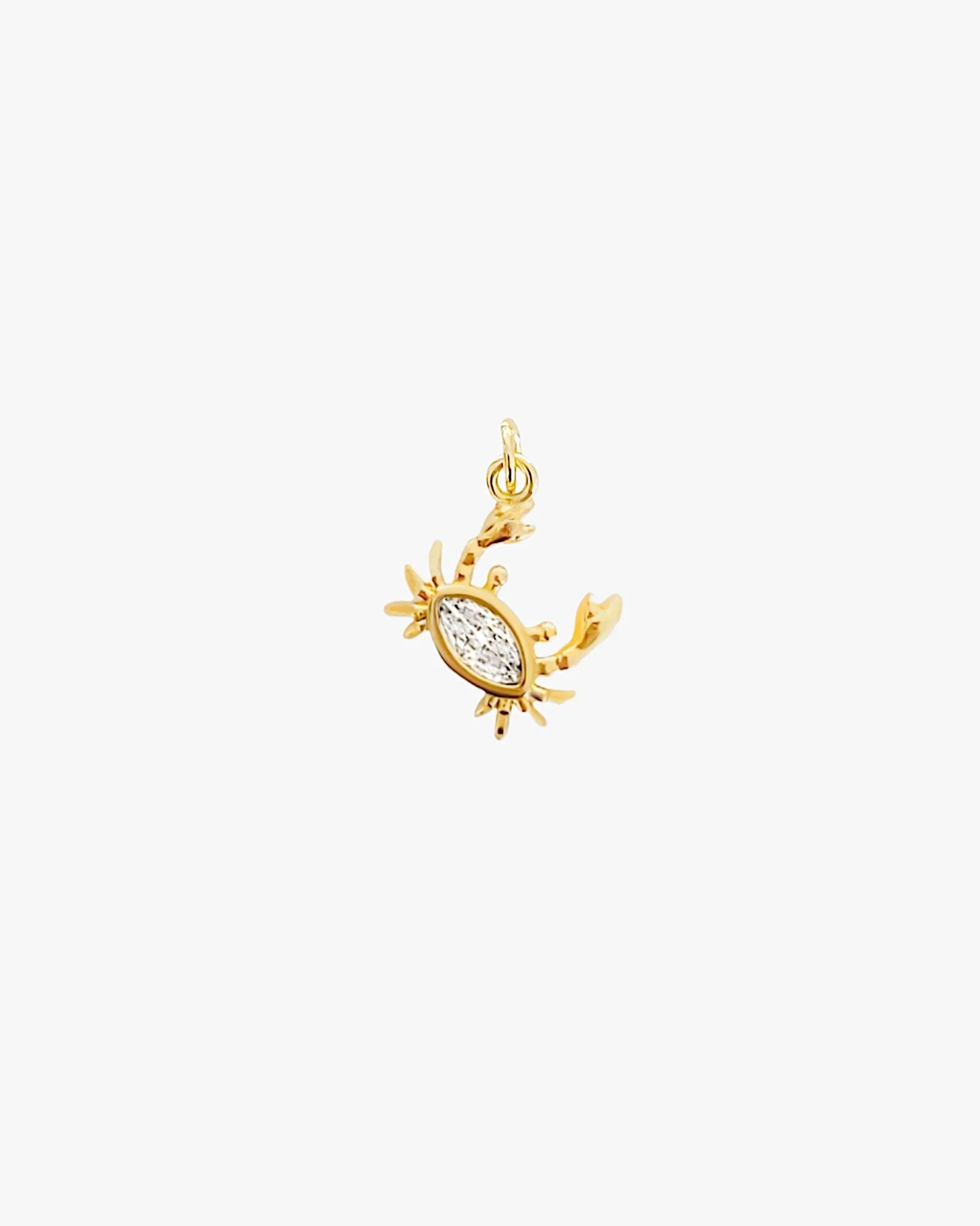 Embellished Crab Charm sold by Midori Jewelry Co.