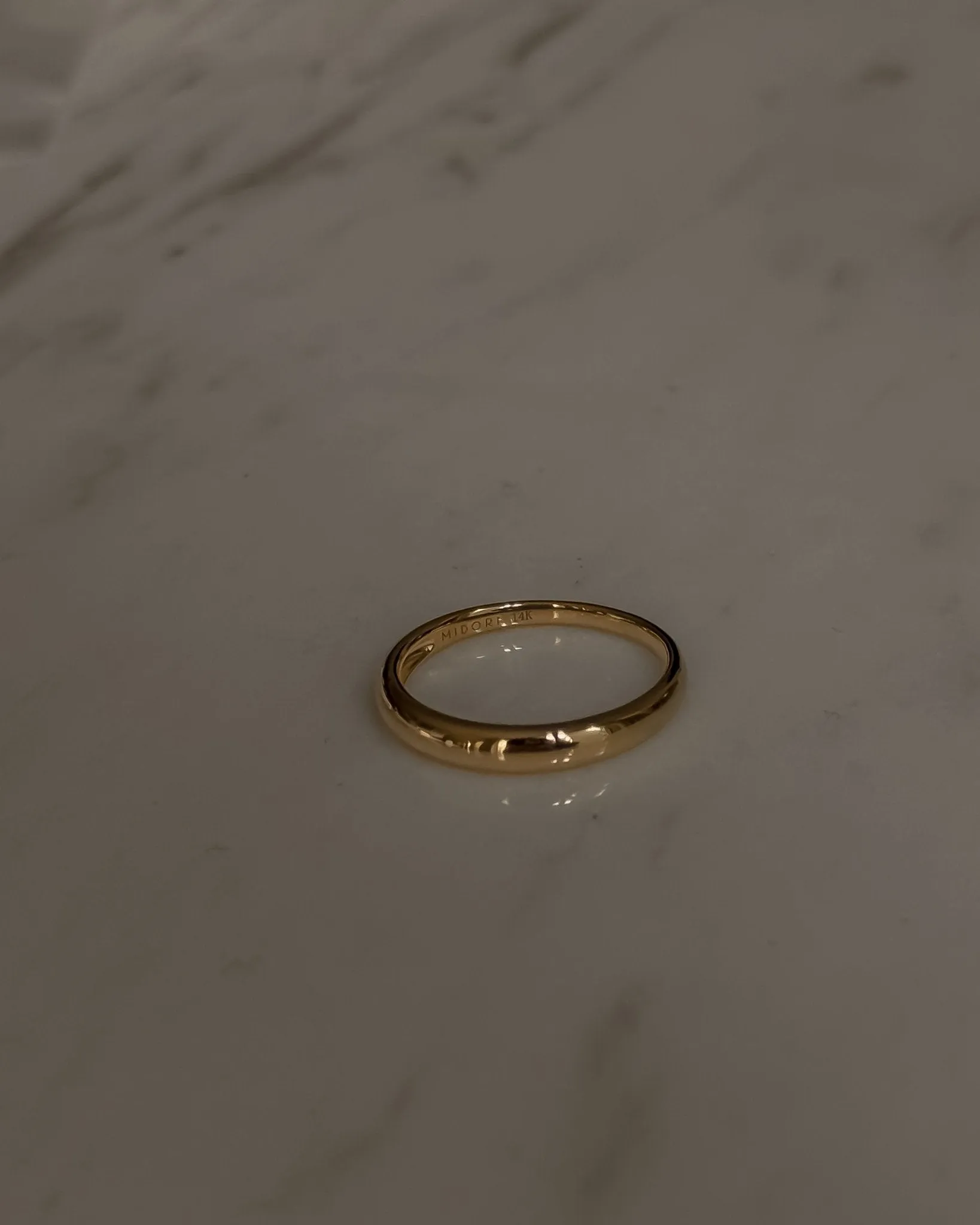 Dome Ring in 14k Gold sold by Midori Jewelry Co. product image thumbnail 4