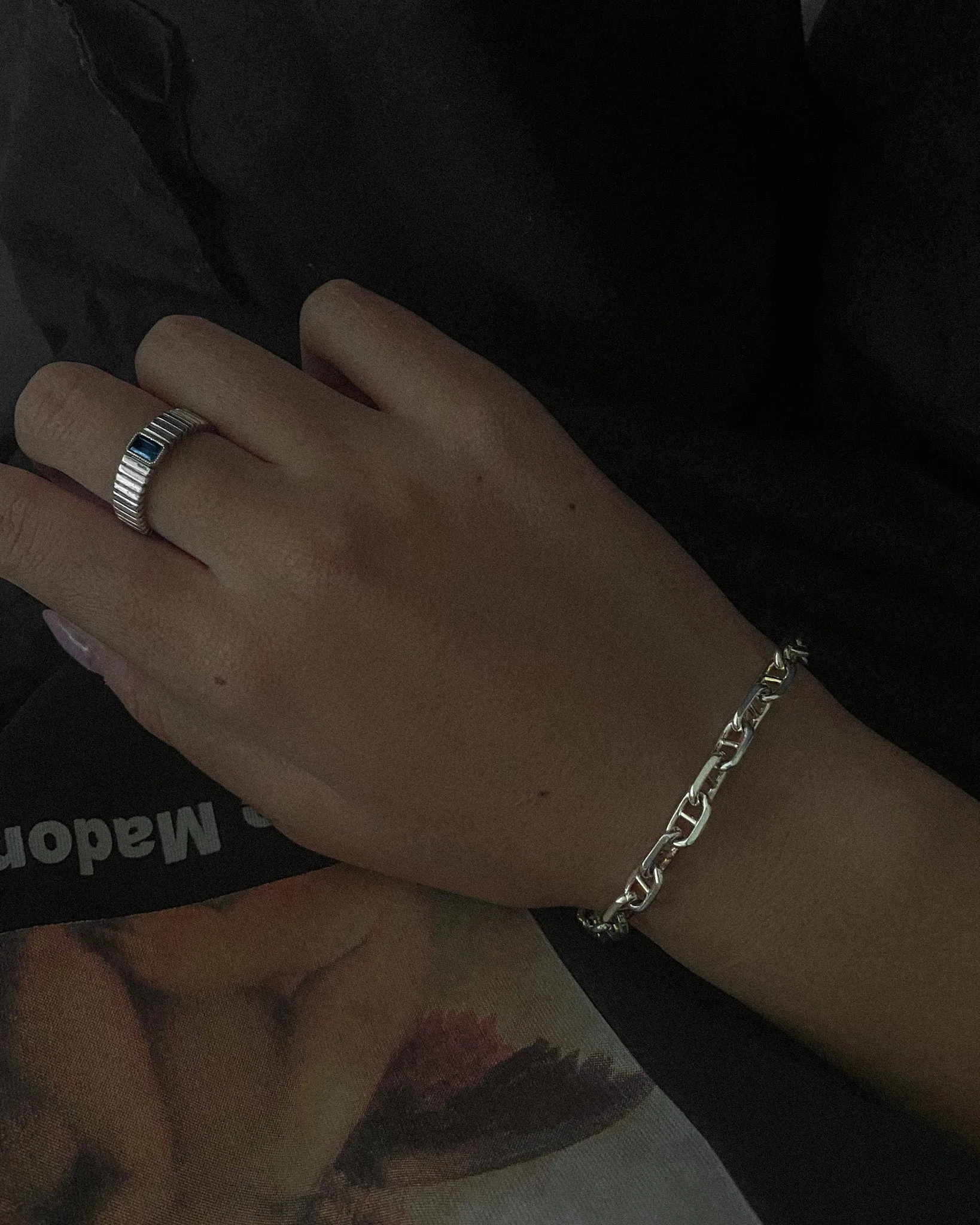 Aspen Chunky Chain Bracelet sold by Midori Jewelry Co. product image thumbnail 5