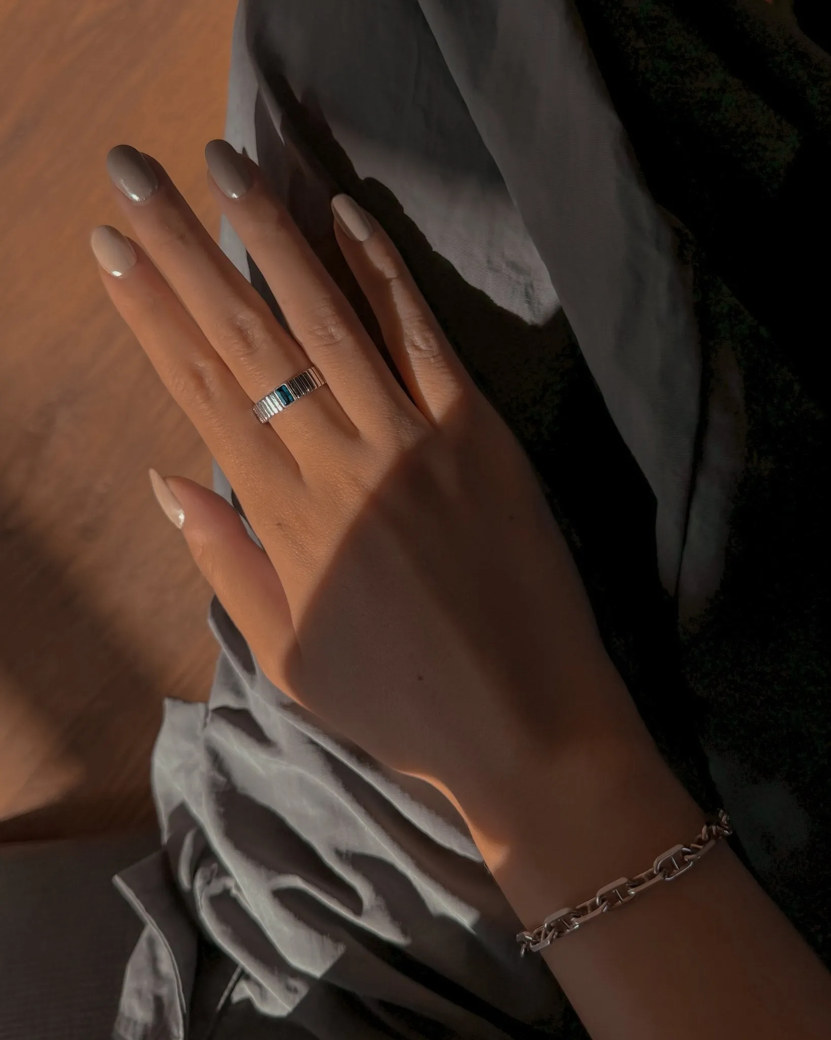 Aspen Chunky Chain Bracelet sold by Midori Jewelry Co. product image thumbnail 3