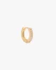 Gemstone Pavé Hoop sold by Midori Jewelry Co.