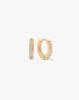 Gemstone Pavé Hoop sold by Midori Jewelry Co.