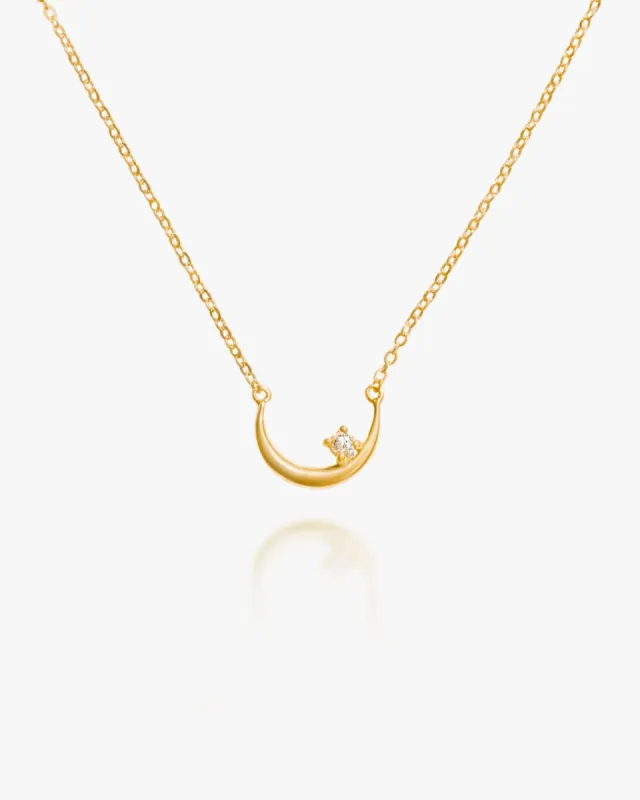 Crescent Moon Choker sold by Midori Jewelry Co.