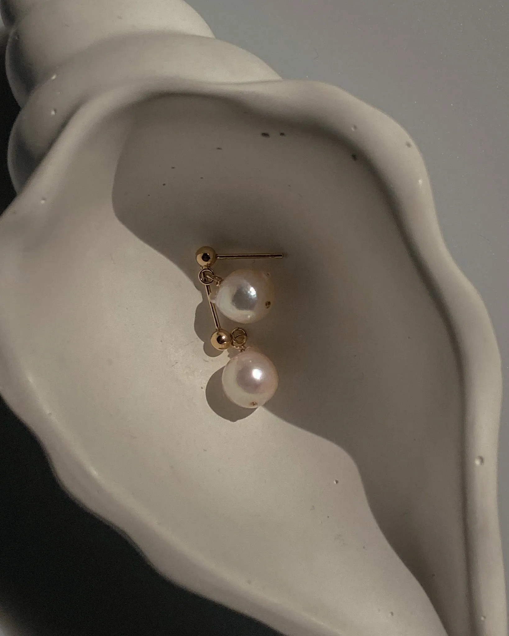 Akoya Pearl Drop Earrings sold by Midori Jewelry Co. product image thumbnail 2