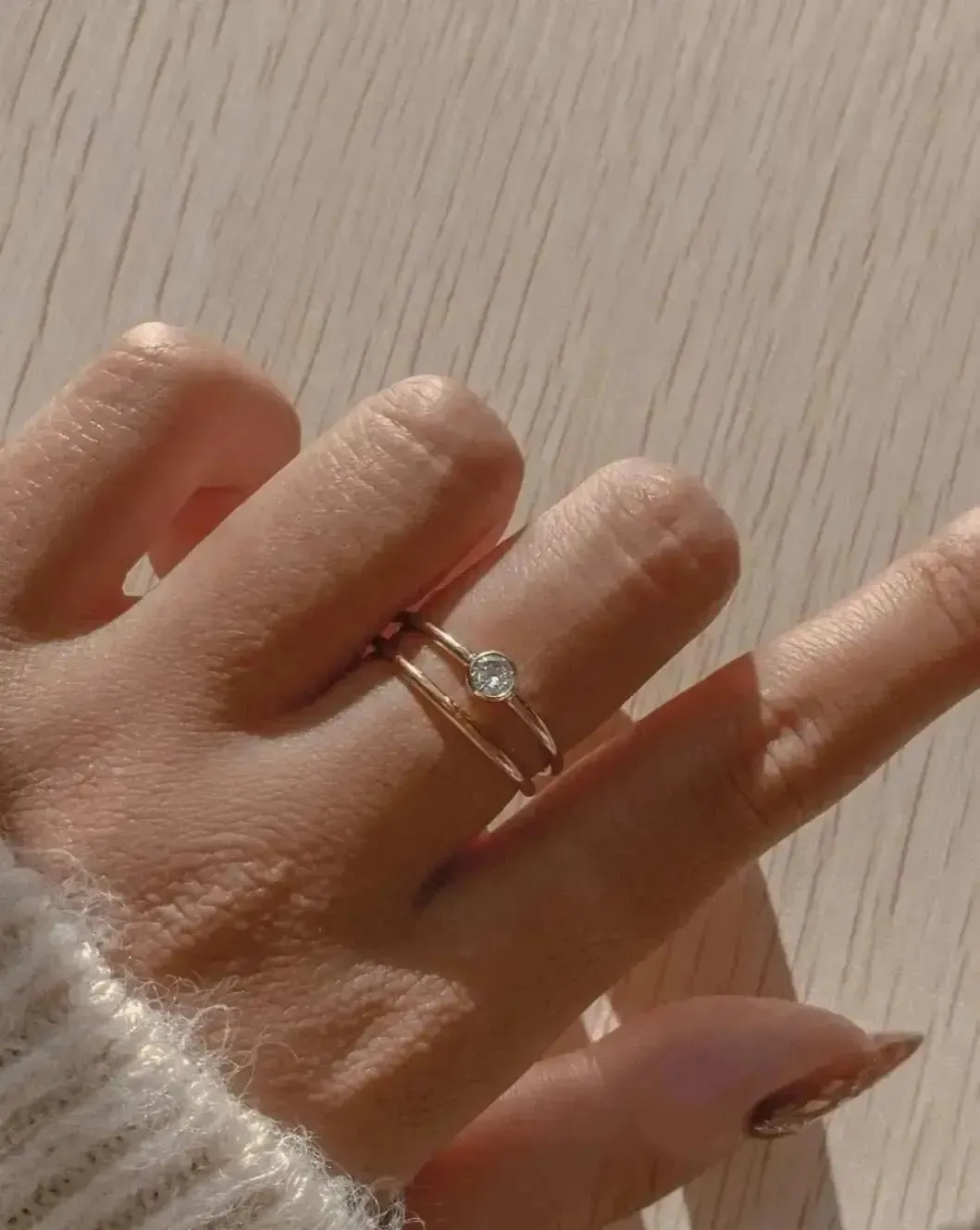 Bold Stacker Ring sold by Midori Jewelry Co. product image thumbnail 2