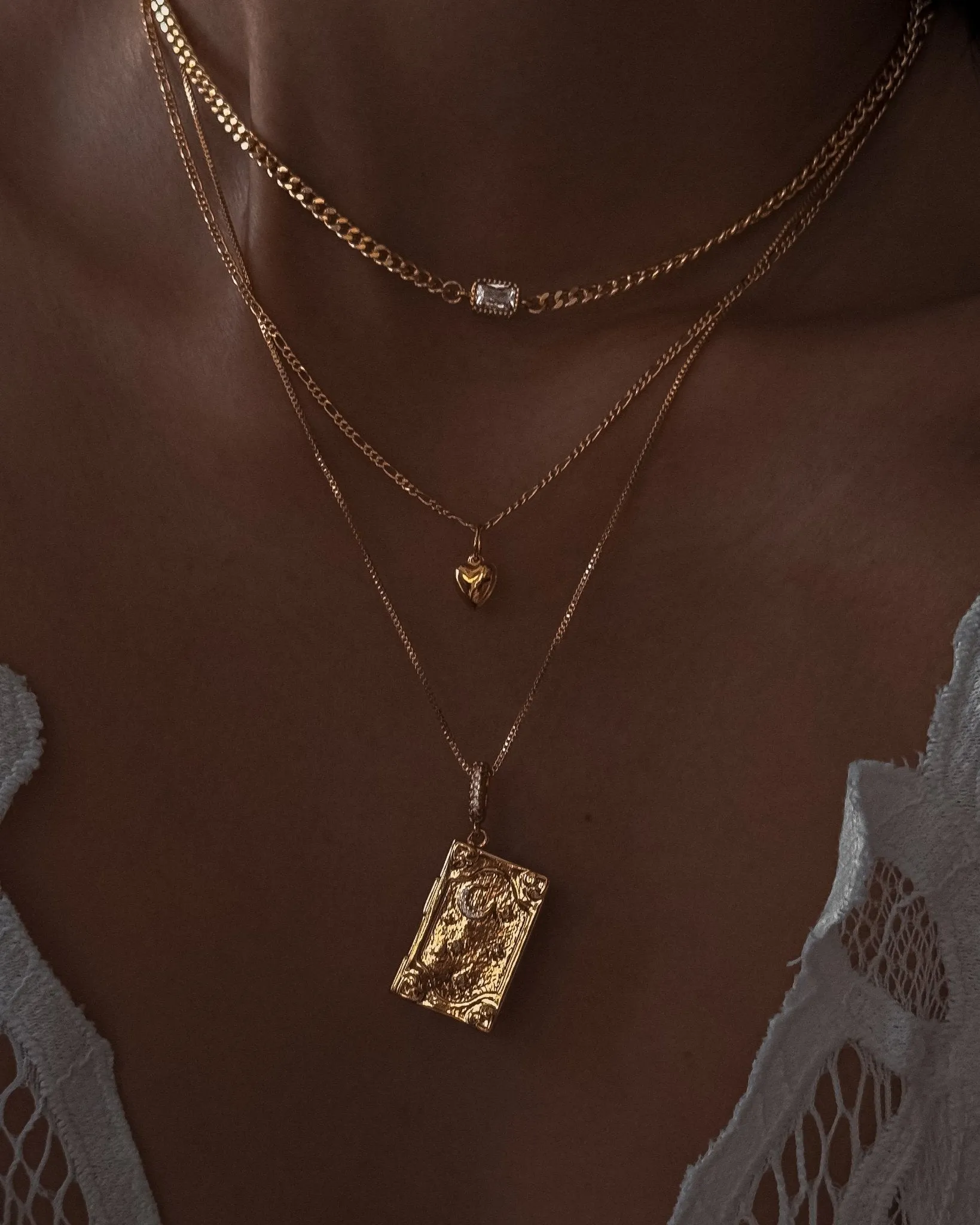 Celestial Book Pendant Necklace sold by Midori Jewelry Co. product image thumbnail 4