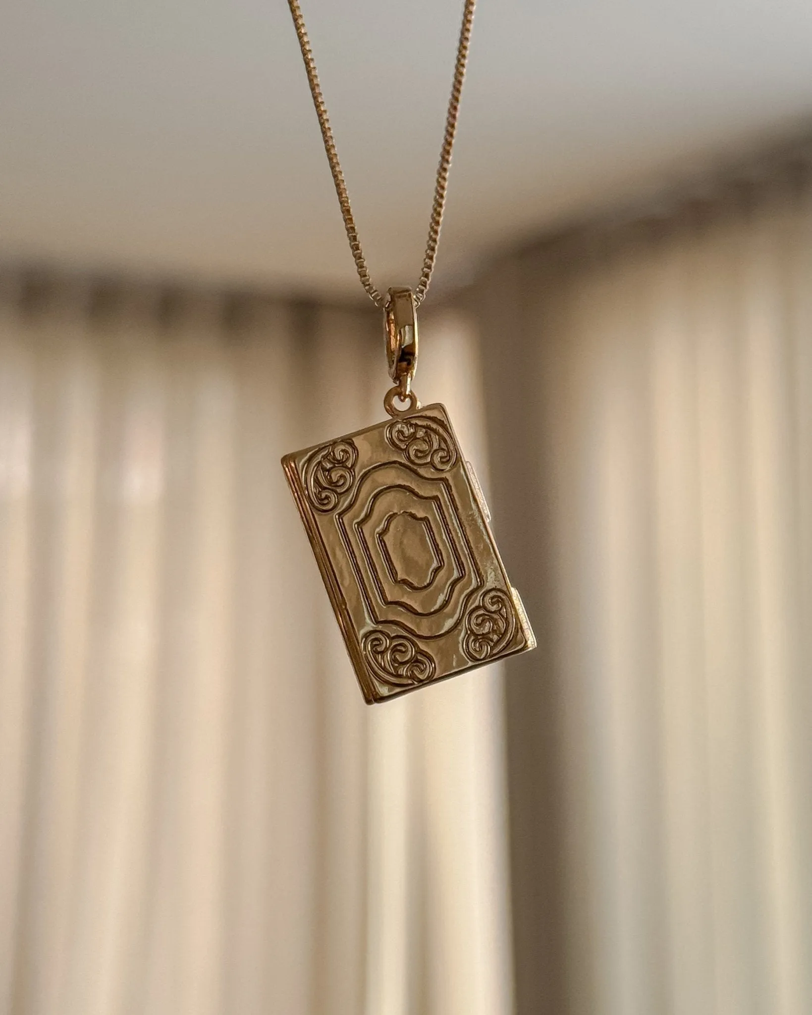Celestial Book Pendant Necklace sold by Midori Jewelry Co. product image thumbnail 5
