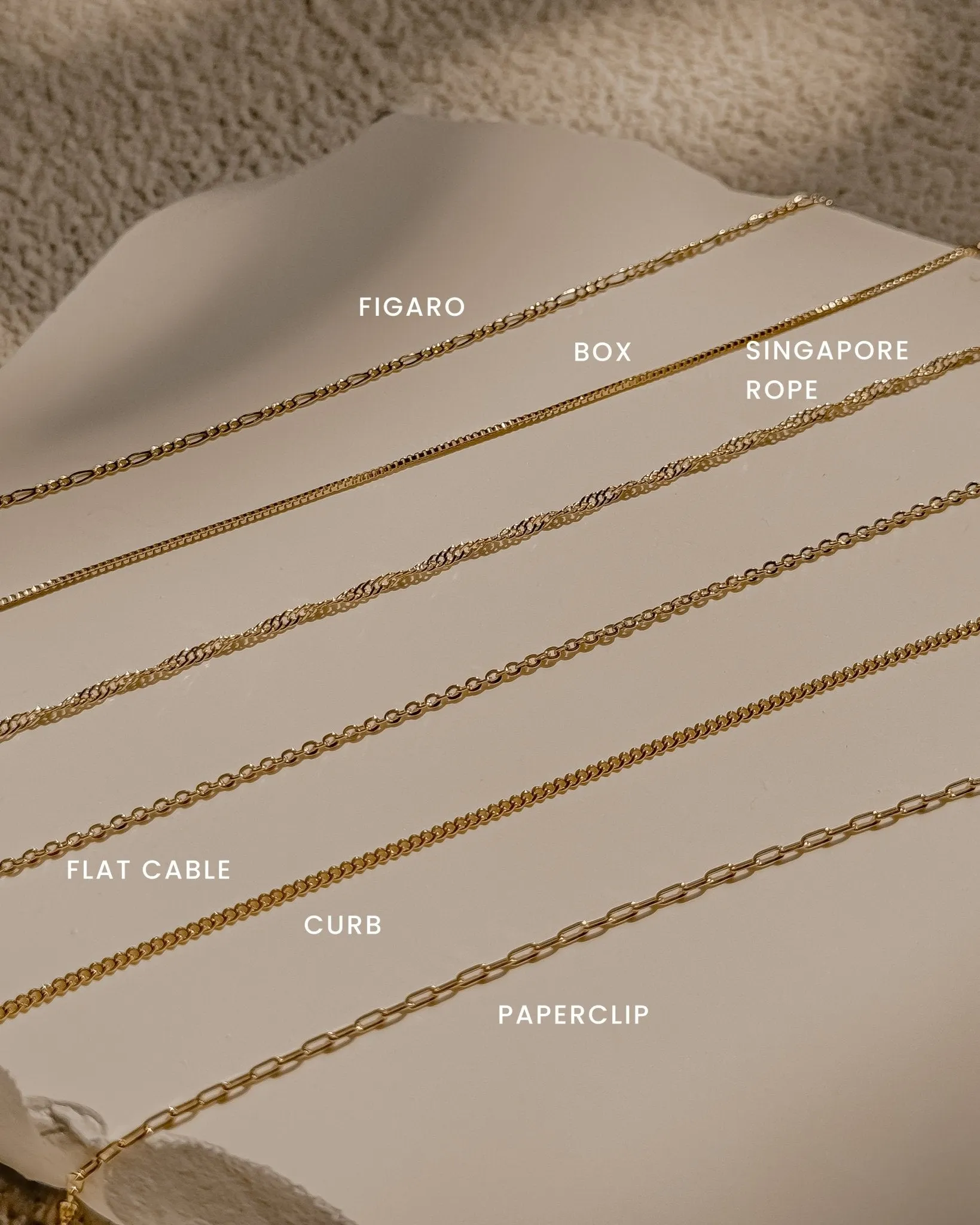 Flat Cable Chain Necklace sold by Midori Jewelry Co. product image thumbnail 2