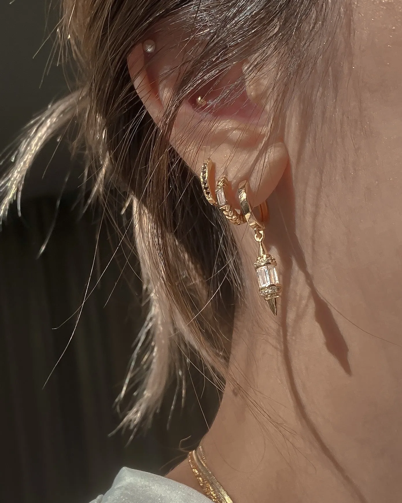 Brenda Spike Earrings sold by Midori Jewelry Co. product image thumbnail 4