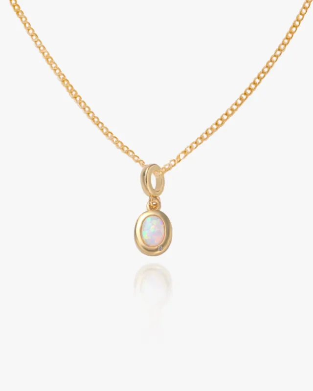 Opal Pendant Necklace sold by Midori Jewelry Co.