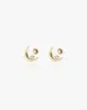 Crescent Moon Stud sold by Midori Jewelry Co.