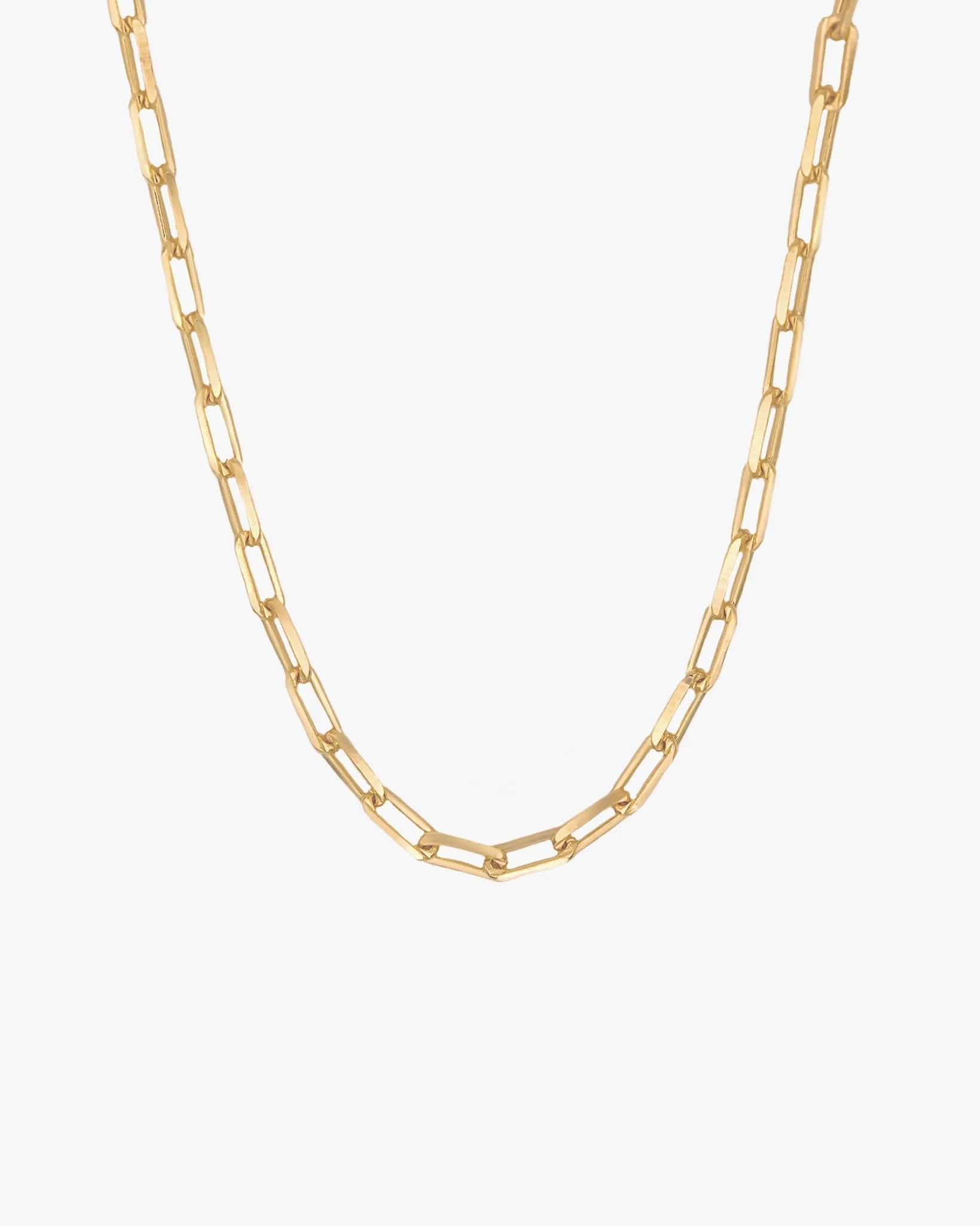 Aubrey Bold Paperclip Chain Necklace sold by Midori Jewelry Co.