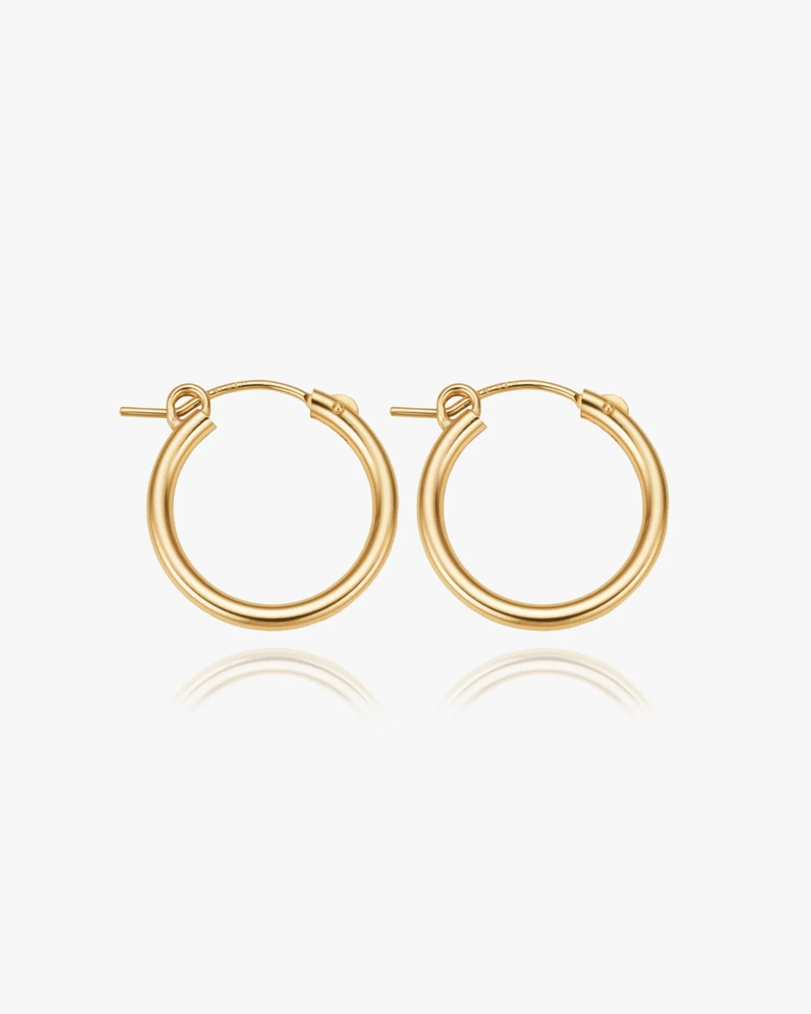 Essential Latch-Back Hoops sold by Midori Jewelry Co.