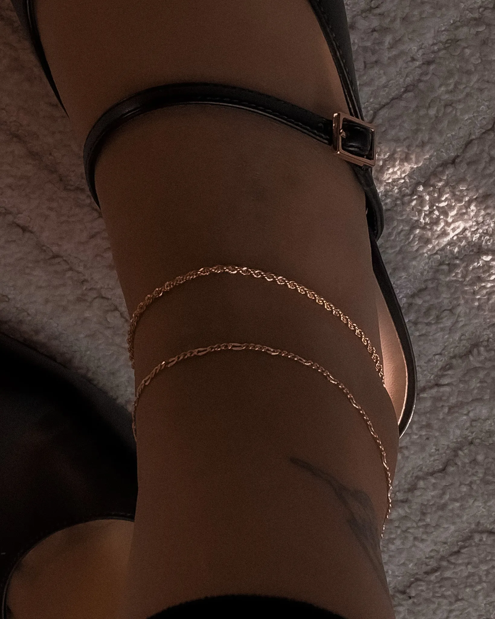 Lola Rope Chain Anklet sold by Midori Jewelry Co. product image thumbnail 3