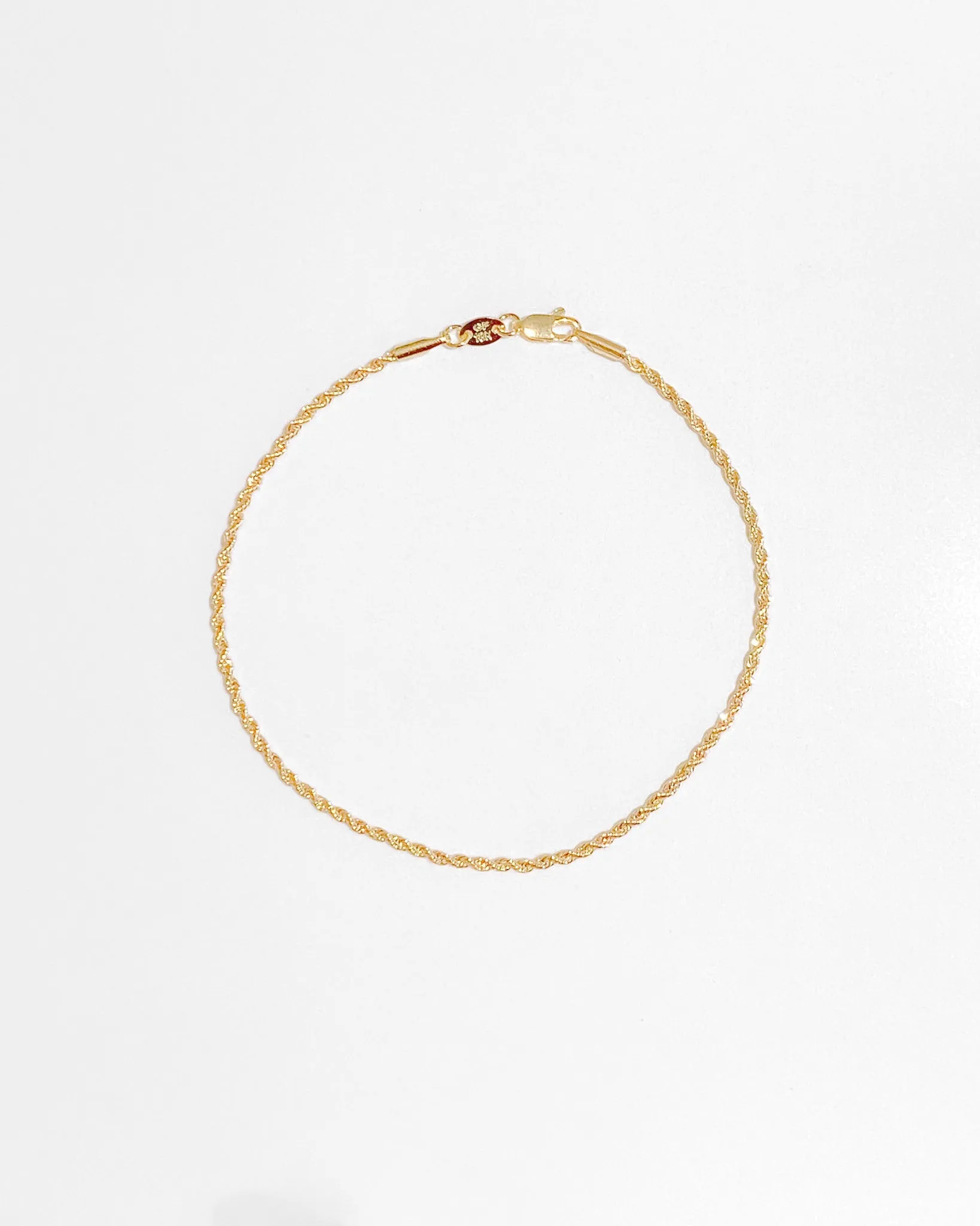 Lola Rope Chain Anklet sold by Midori Jewelry Co.