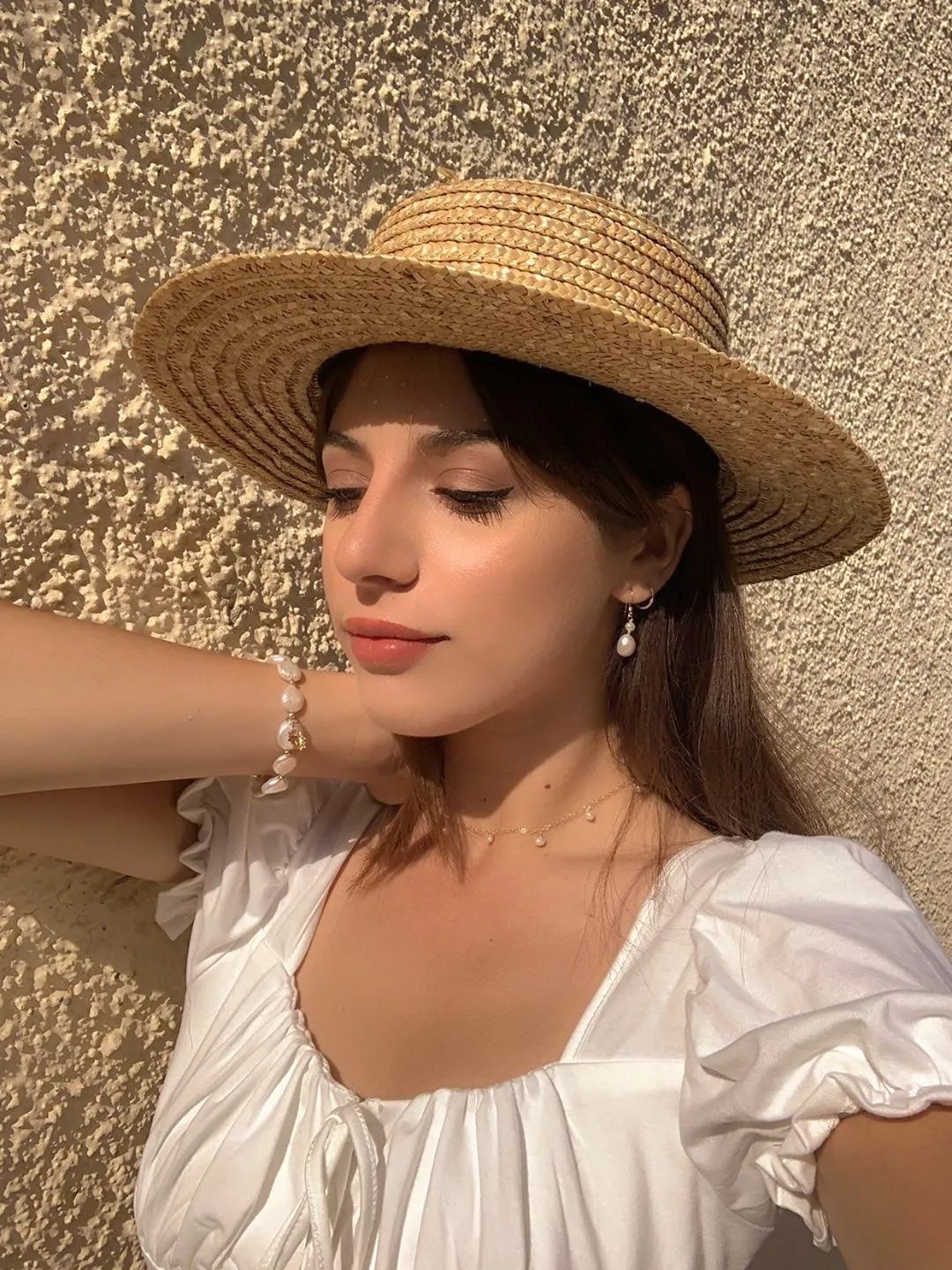 Freya Pearl Earrings sold by Midori Jewelry Co. product image thumbnail 4