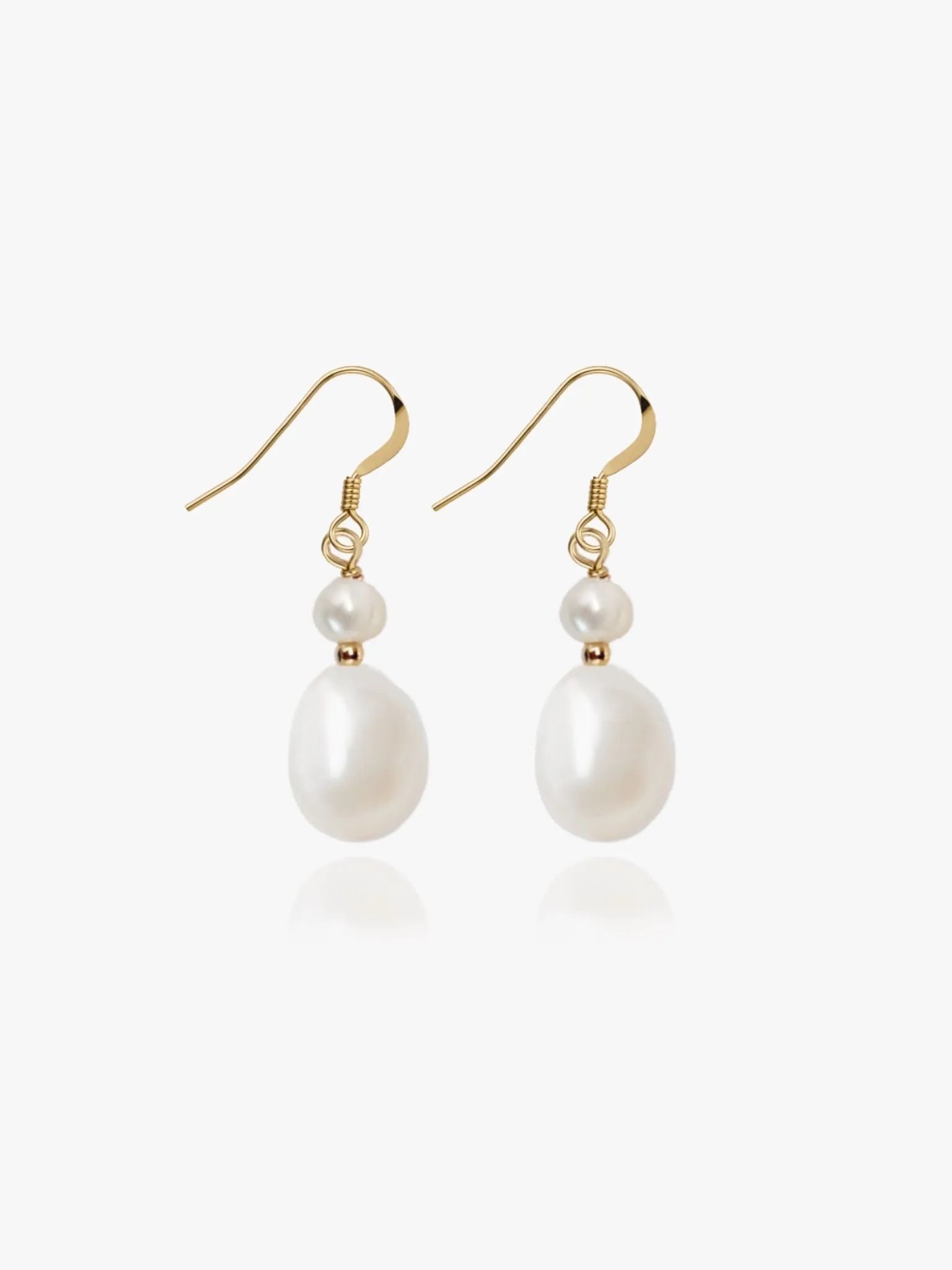 Freya Pearl Earrings sold by Midori Jewelry Co.