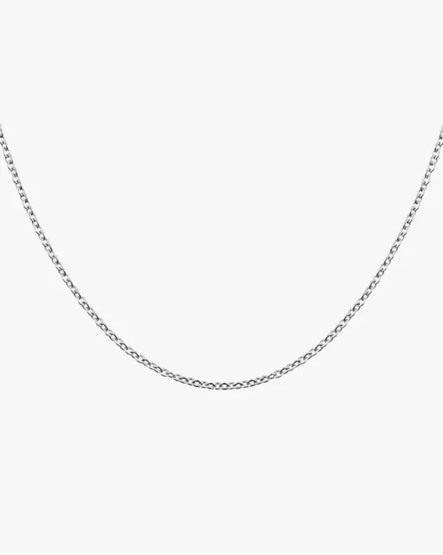 Flat Cable Chain Necklace sold by Midori Jewelry Co.