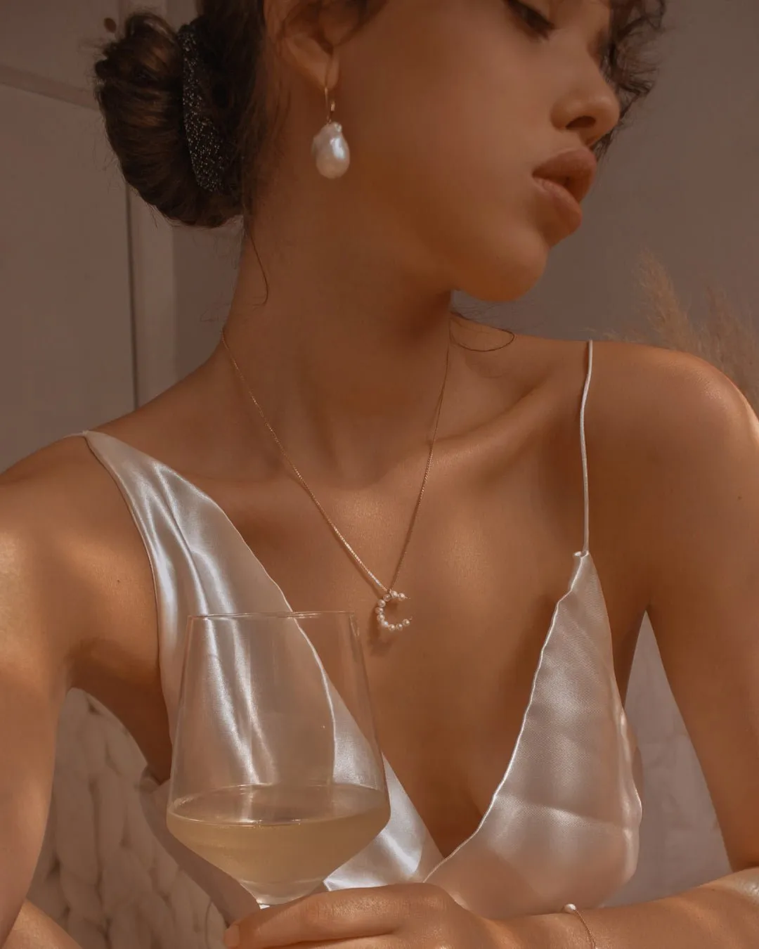 Versailles Pearl Earrings sold by Midori Jewelry Co. product image thumbnail 2