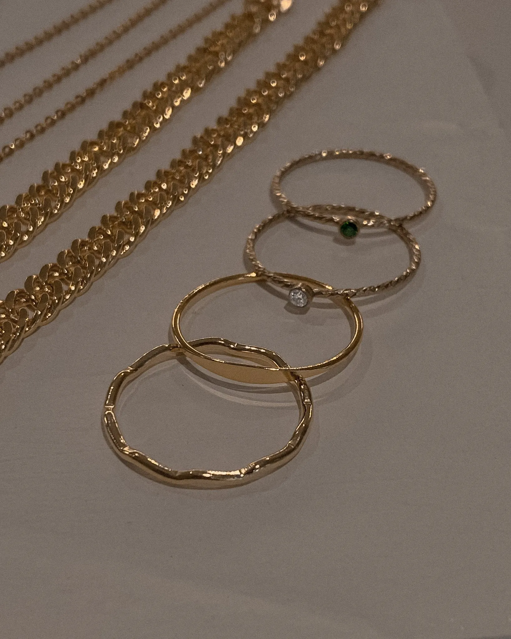 Petit Signet Stacking Ring sold by Midori Jewelry Co. product image thumbnail 4