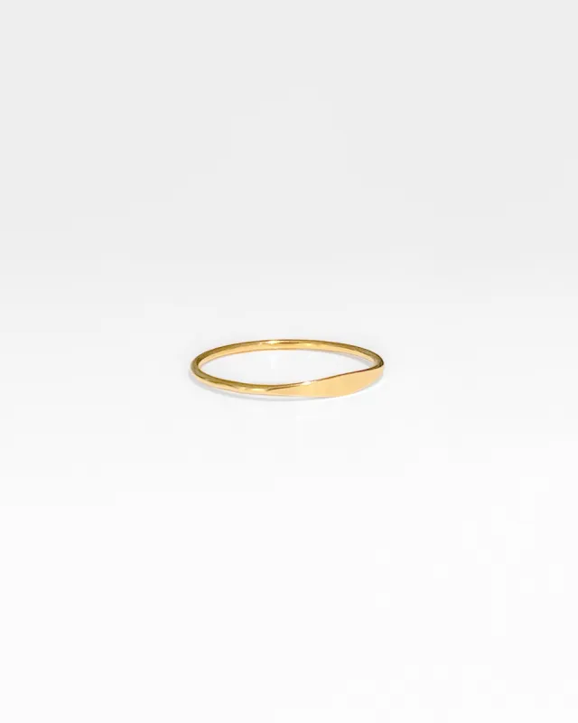 Petit Signet Stacking Ring sold by Midori Jewelry Co.