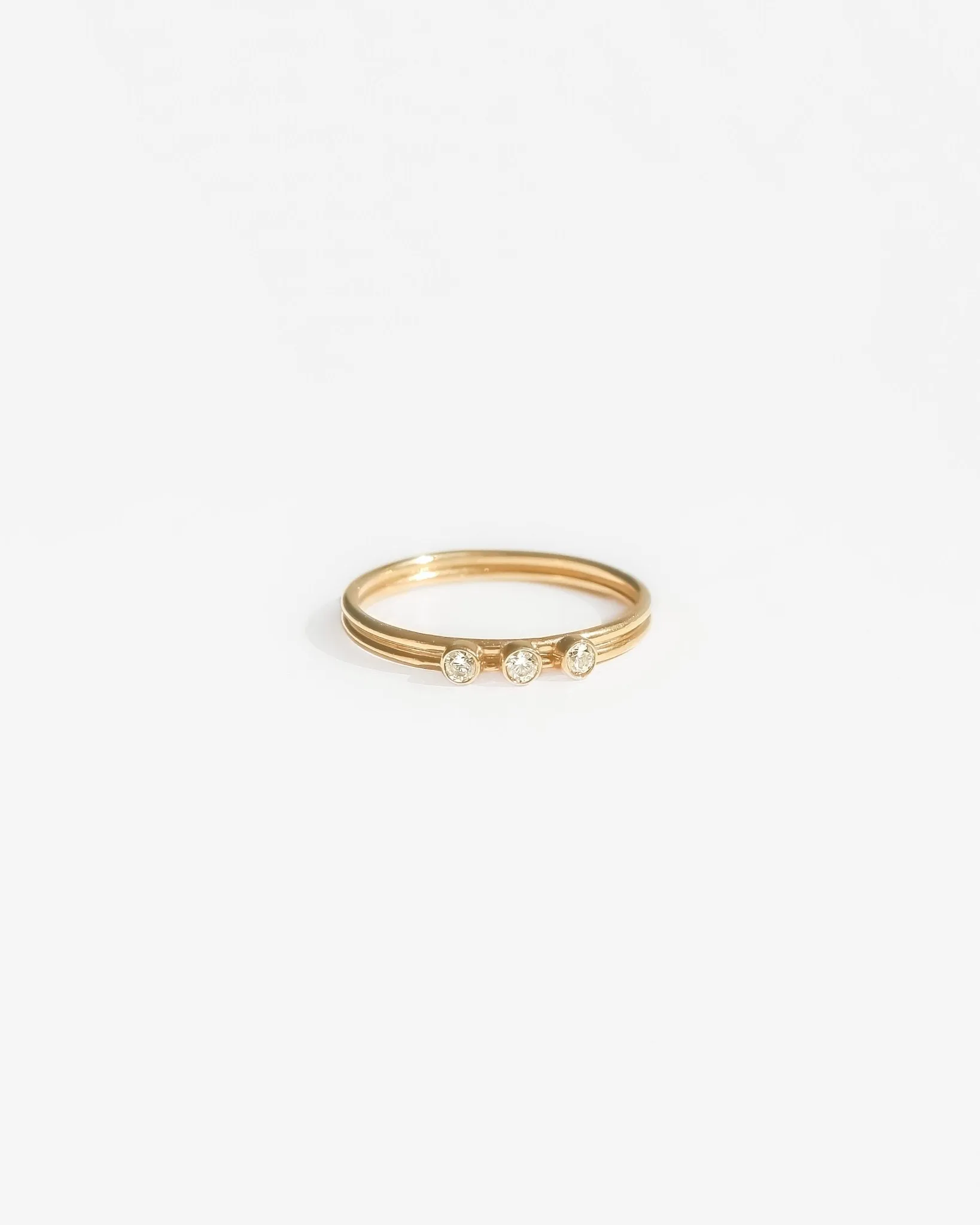 Clara Trio Gemstone Ring sold by Midori Jewelry Co.