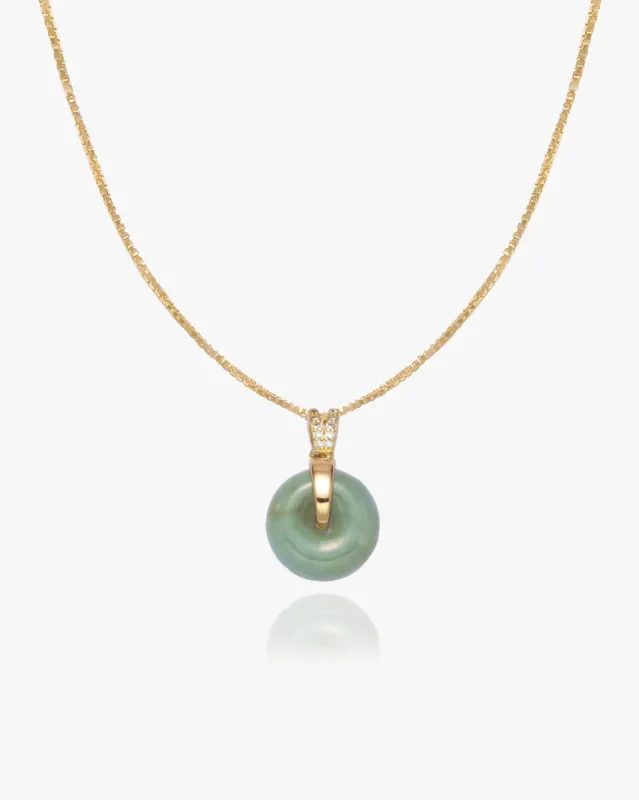 Harmony Jade Pendant Necklace sold by Midori Jewelry Co.