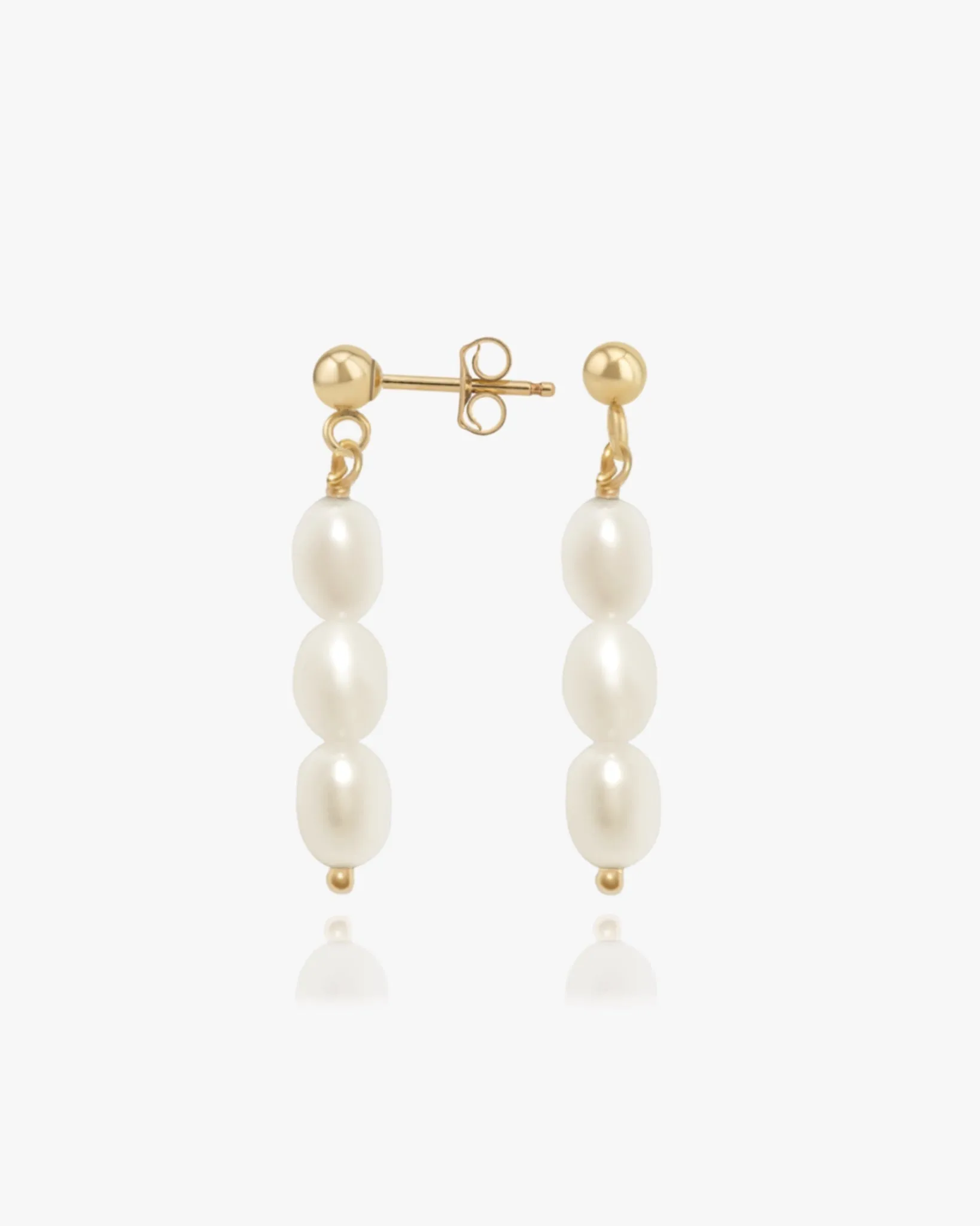 Seychelles Pearl Earrings sold by Midori Jewelry Co.
